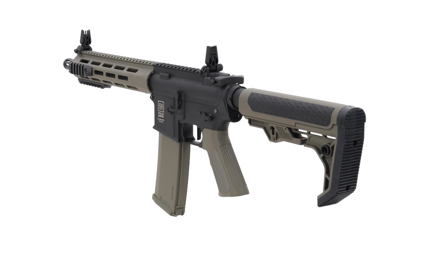 Karabinek szturmowy AEG Specna Arms SA-F03 FLEX Light Ops Stock HAL ETU Gen.2 - Olive