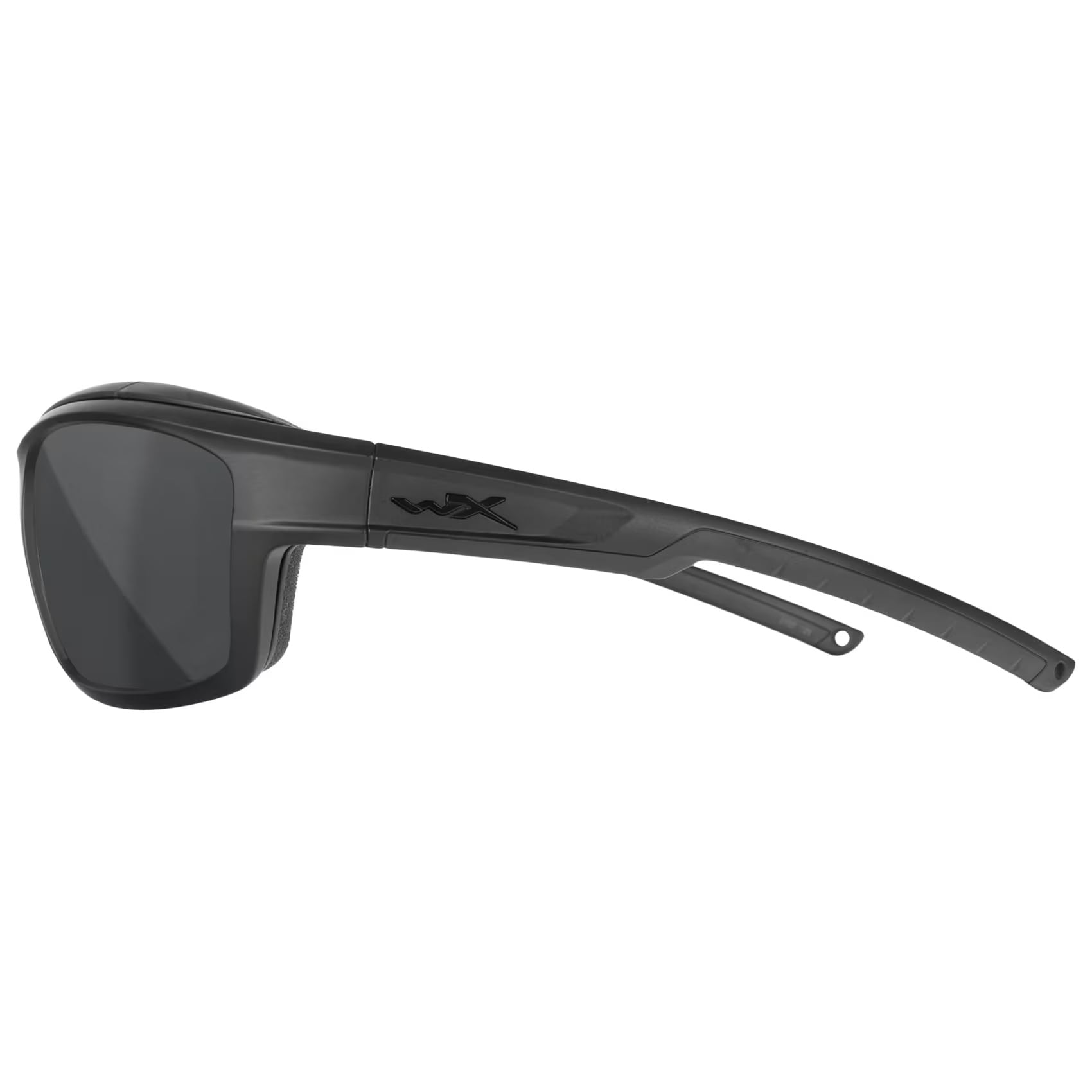 Okulary taktyczne Wiley X Ozone - Captivate Polarized Grey/Matte Black + Anti-Fog Cleaner Kit - zestaw