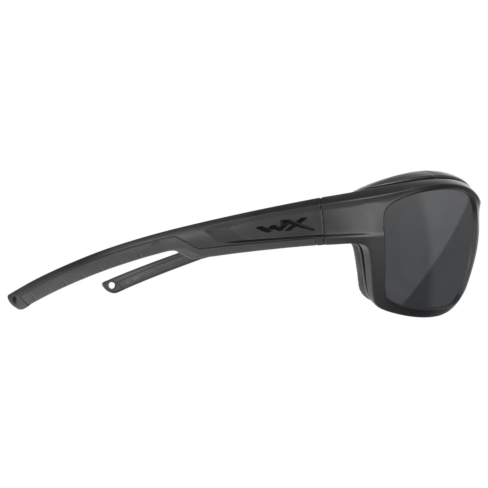 Okulary taktyczne Wiley X Ozone - Captivate Polarized Grey/Matte Black + Anti-Fog Cleaner Kit - zestaw