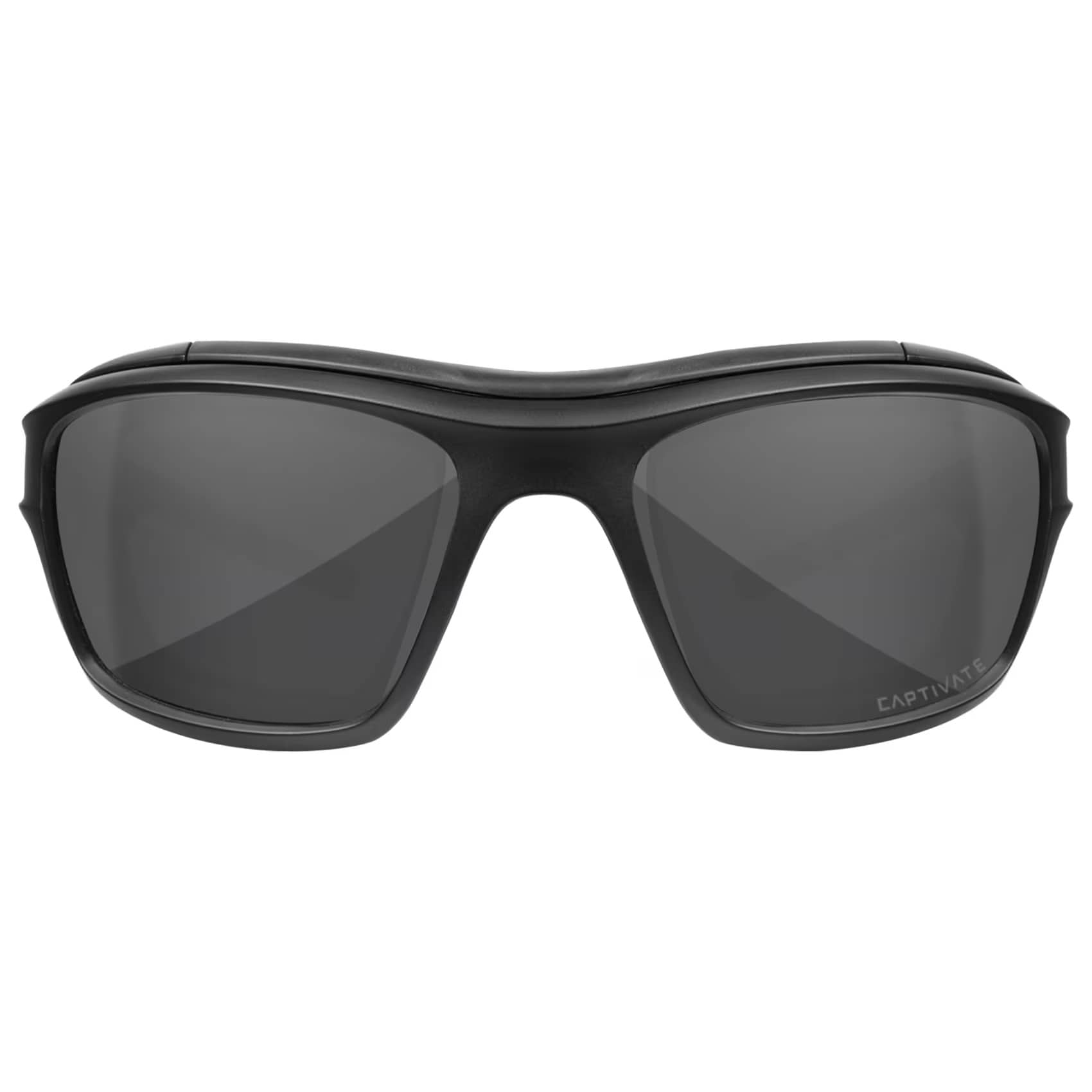 Okulary taktyczne Wiley X Ozone - Captivate Polarized Grey/Matte Black + Anti-Fog Cleaner Kit - zestaw