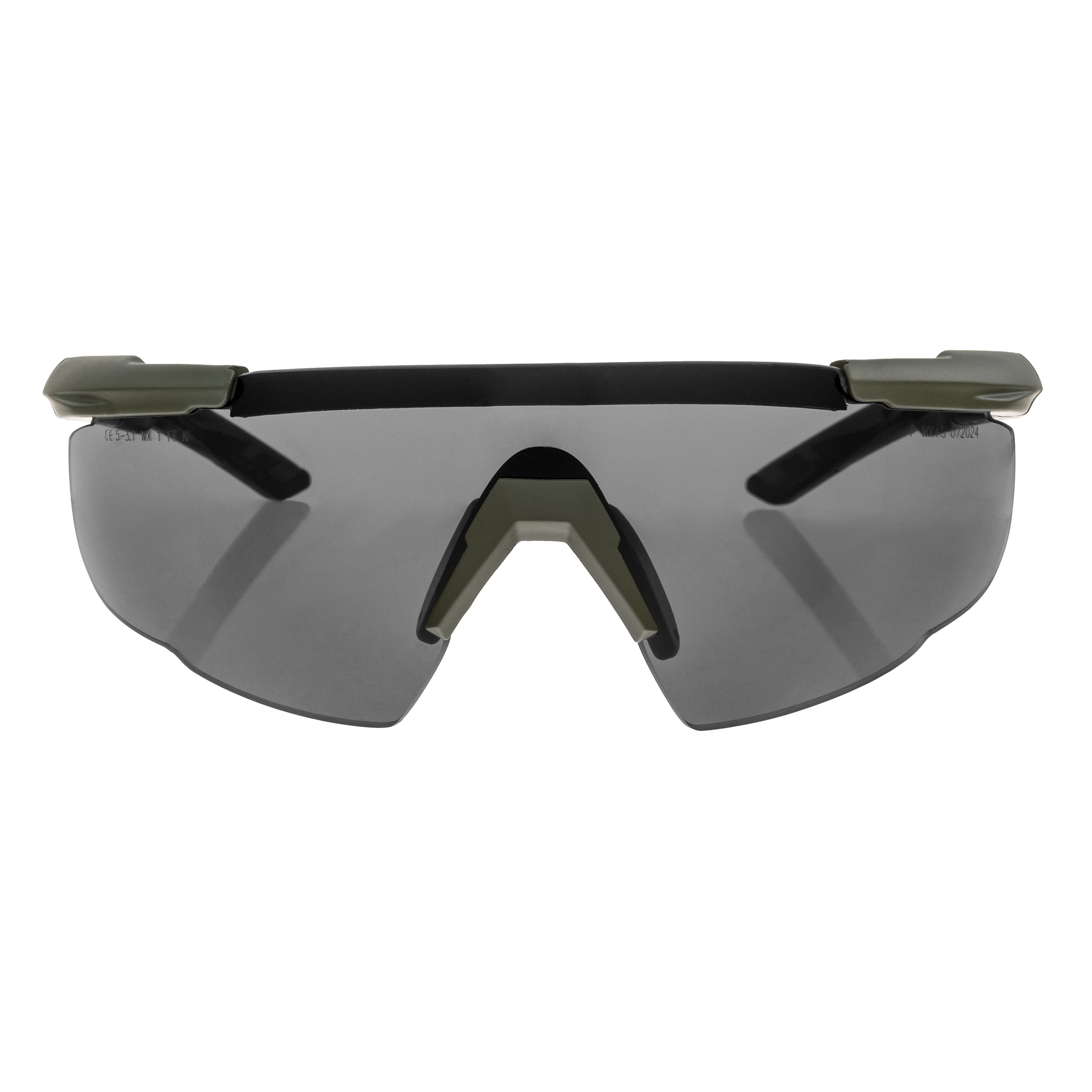 Okulary taktyczne Wiley X Saber Advanced Set 3in1 - Grey/Clear/Light Rust/OD Green + Anti-Fog Cleaner Kit - zestaw