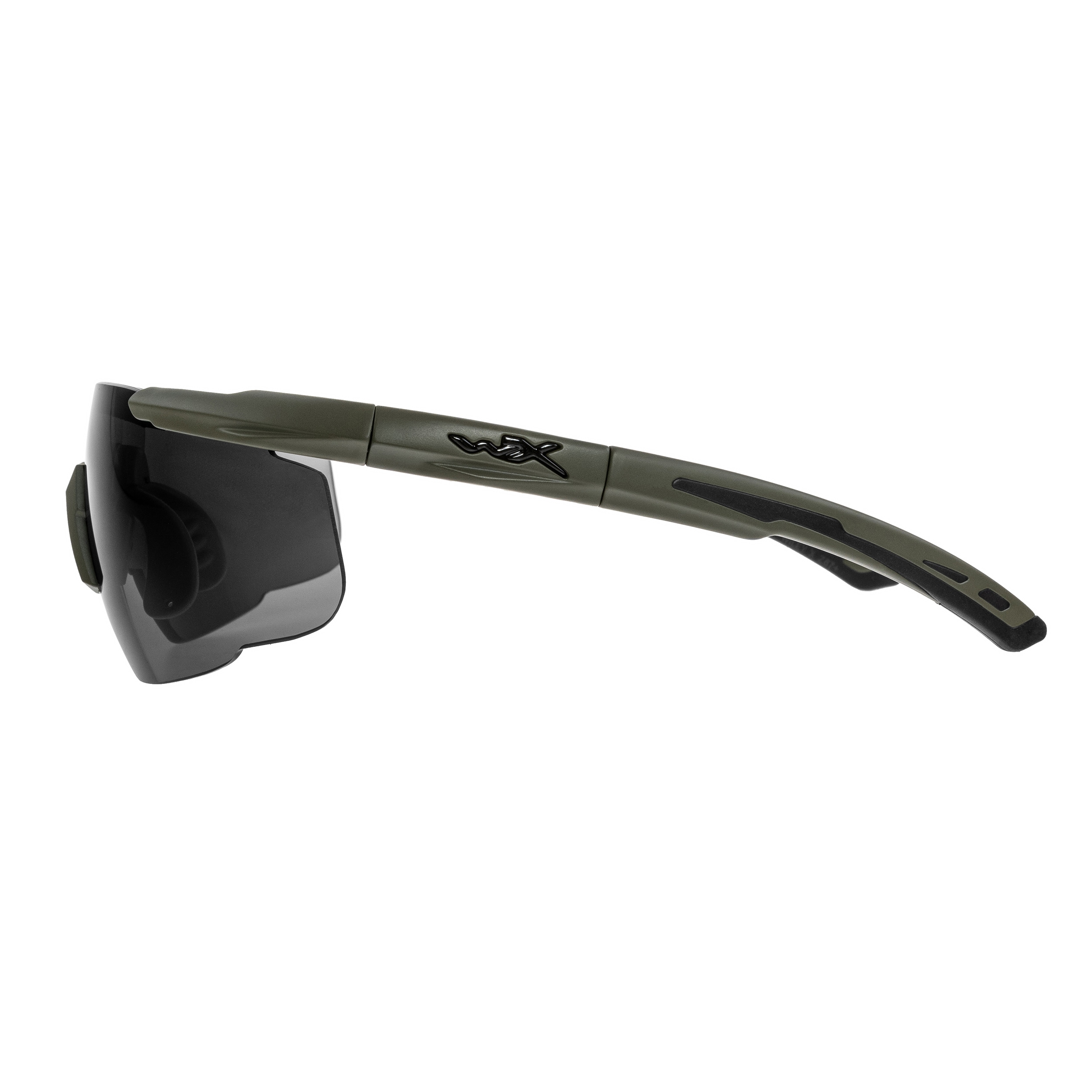 Okulary taktyczne Wiley X Saber Advanced Set 3in1 - Grey/Clear/Light Rust/OD Green + Anti-Fog Cleaner Kit - zestaw