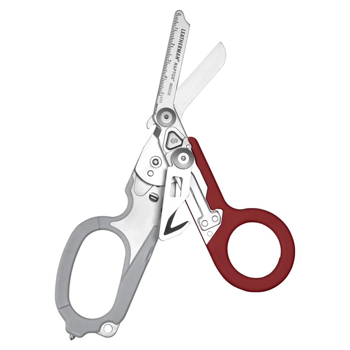 Multitool Leatherman Raptor Rescue Garnet z kaburą Utility
