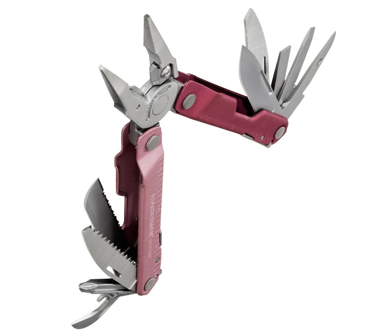 Multitool Leatherman Rebar Heathered Cranberry z kaburą