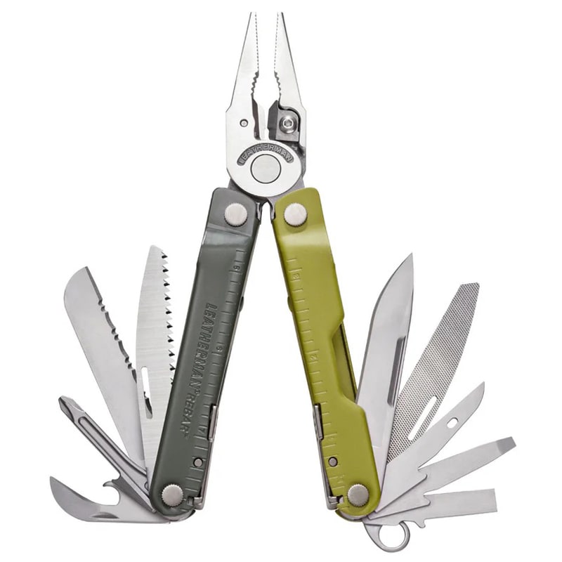 Multitool Leatherman Rebar Mossy Slate z kaburą