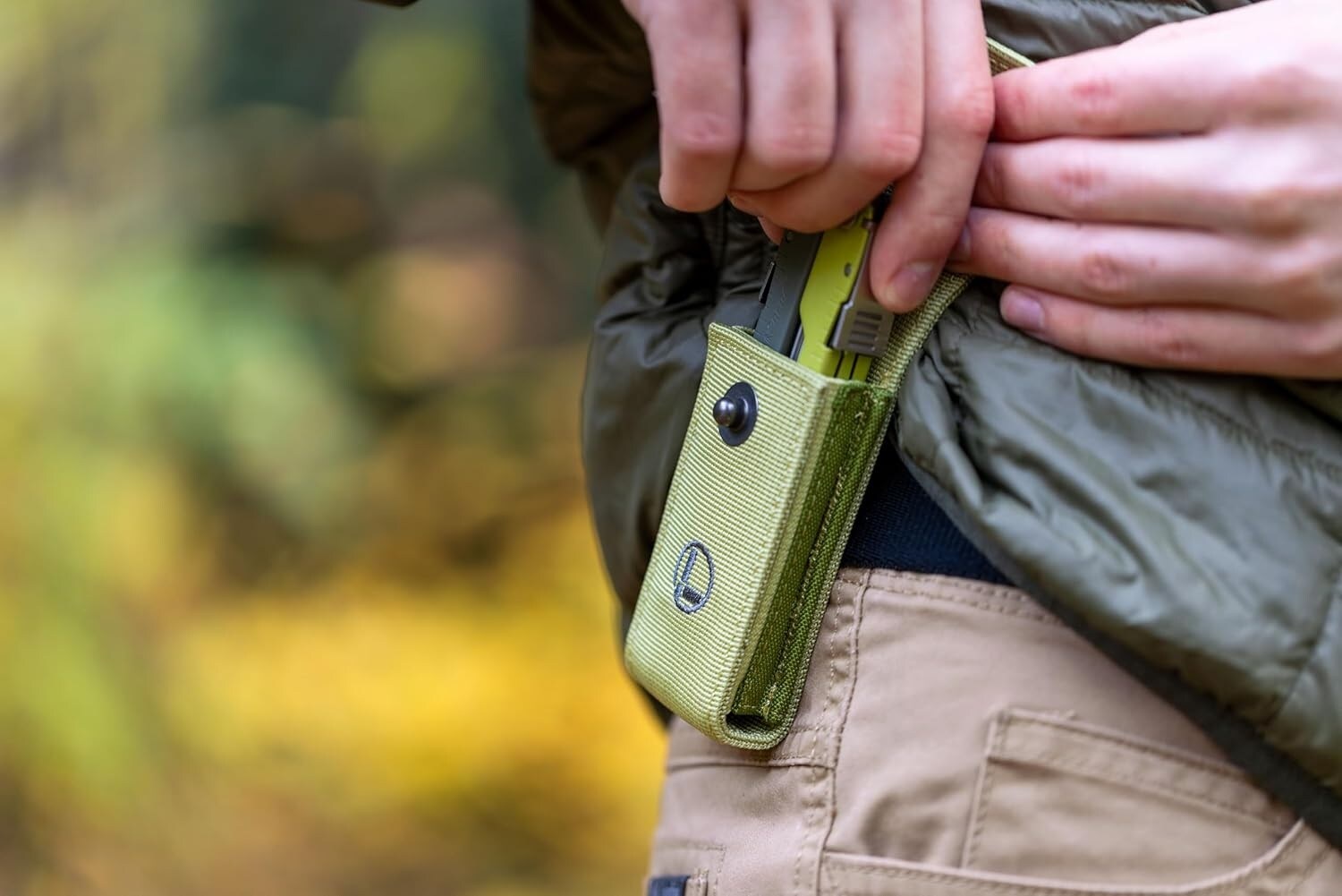 Multitool Leatherman Rebar Mossy Slate z kaburą