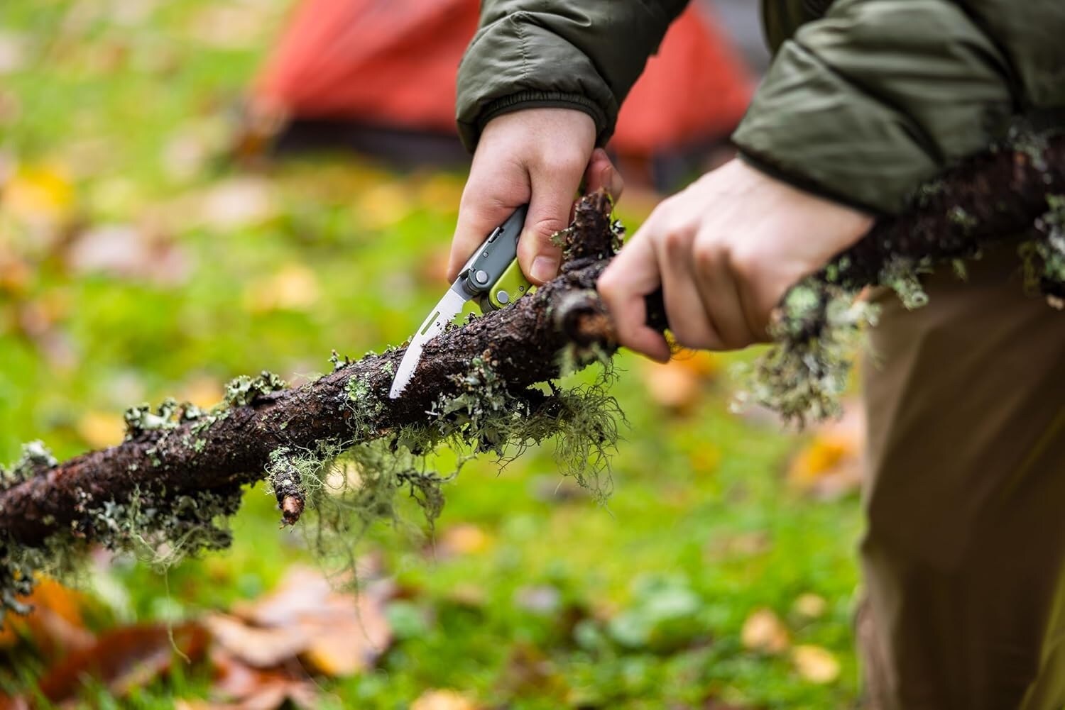 Multitool Leatherman Rebar Mossy Slate z kaburą