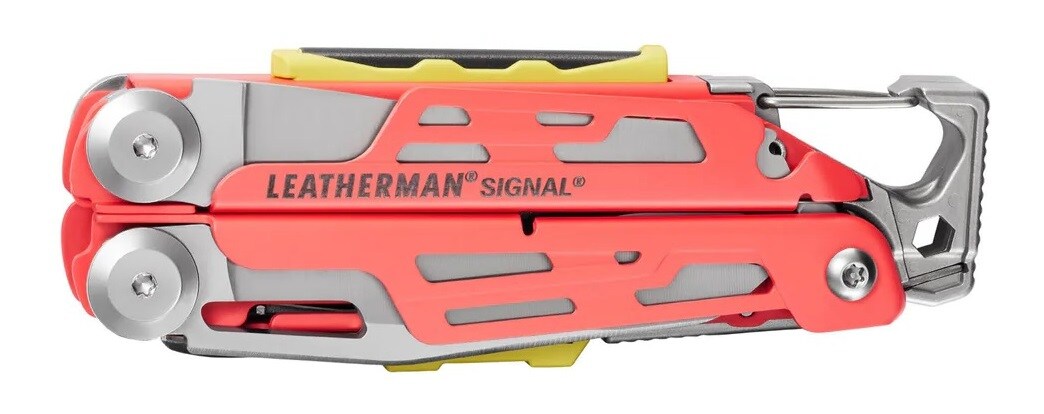 Multitool Leatherman Signal Guava z kaburą