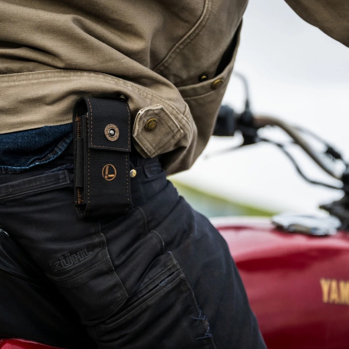 Kabura Leatherman Nylon Large z kieszeniami - Black