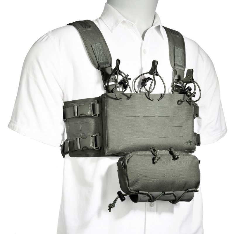 Kamizelka taktyczna Tasmanian Tiger Small Combi RIG IRR - Stone Grey