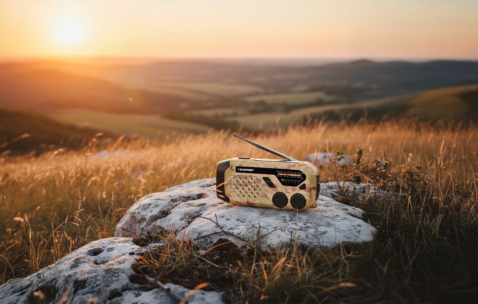 Radio alarmowe Blaupunkt ER10 - Desert