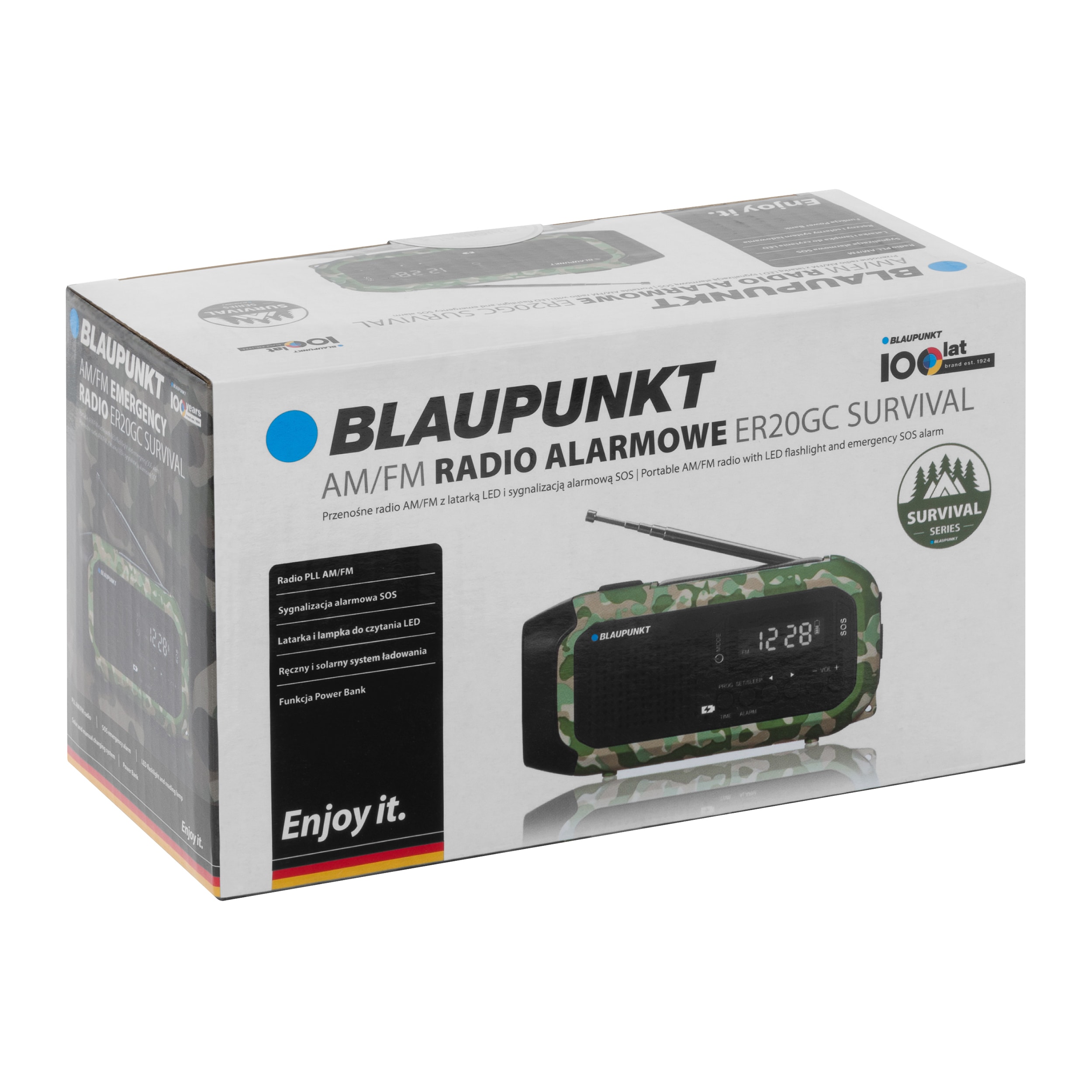 Radio alarmowe Blaupunkt ER20 - Green Camo