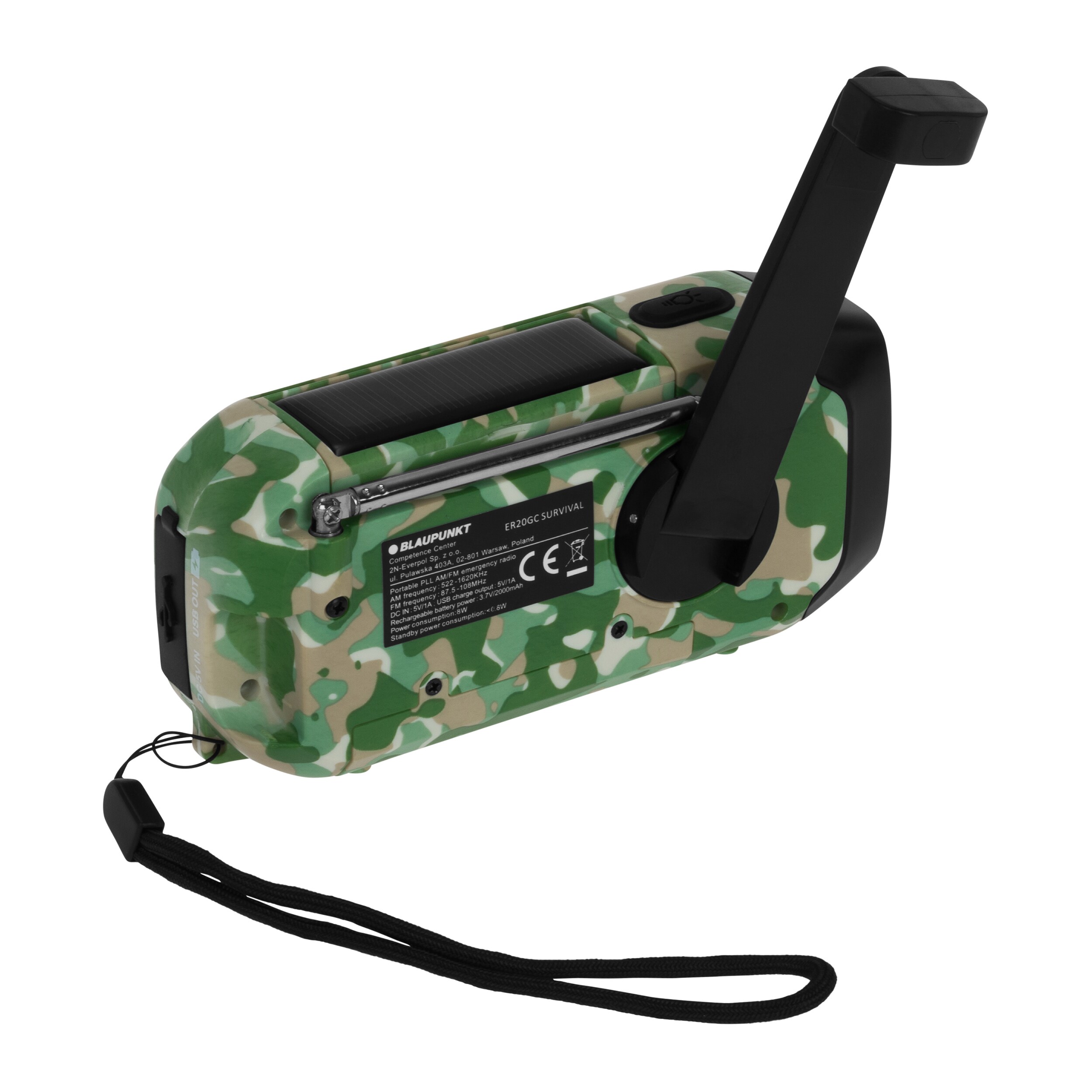 Radio alarmowe Blaupunkt ER20 - Green Camo