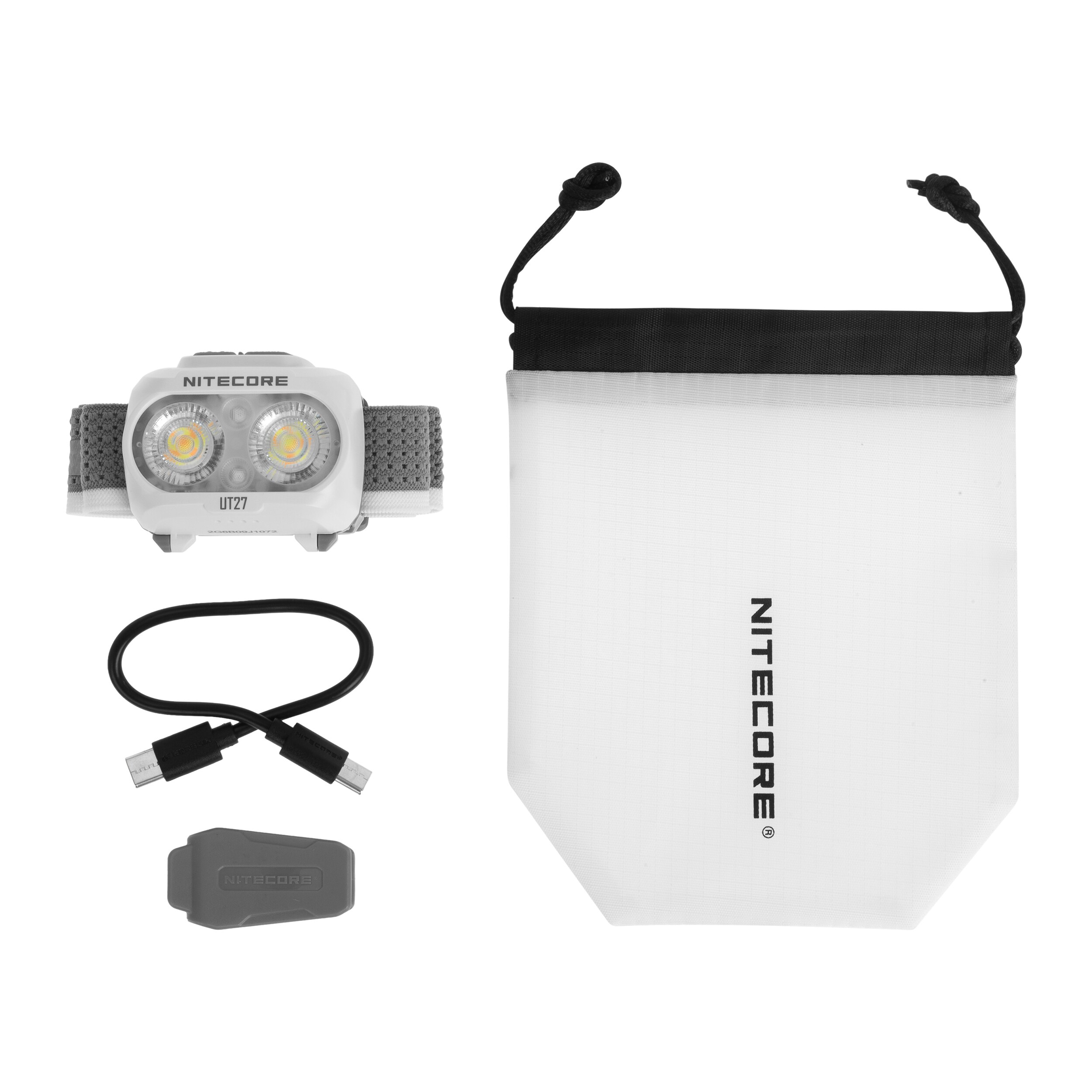 Latarka czołowa Nitecore UT27 Pro MTC White - 800 lumenów