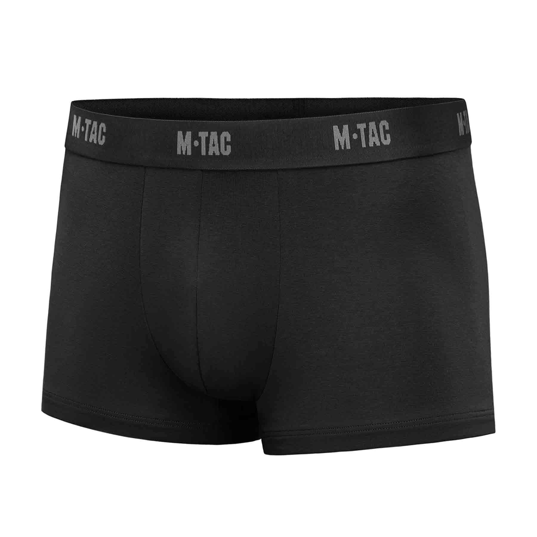 Bokserki M-Tac Cotton Scretch Trunks - Black