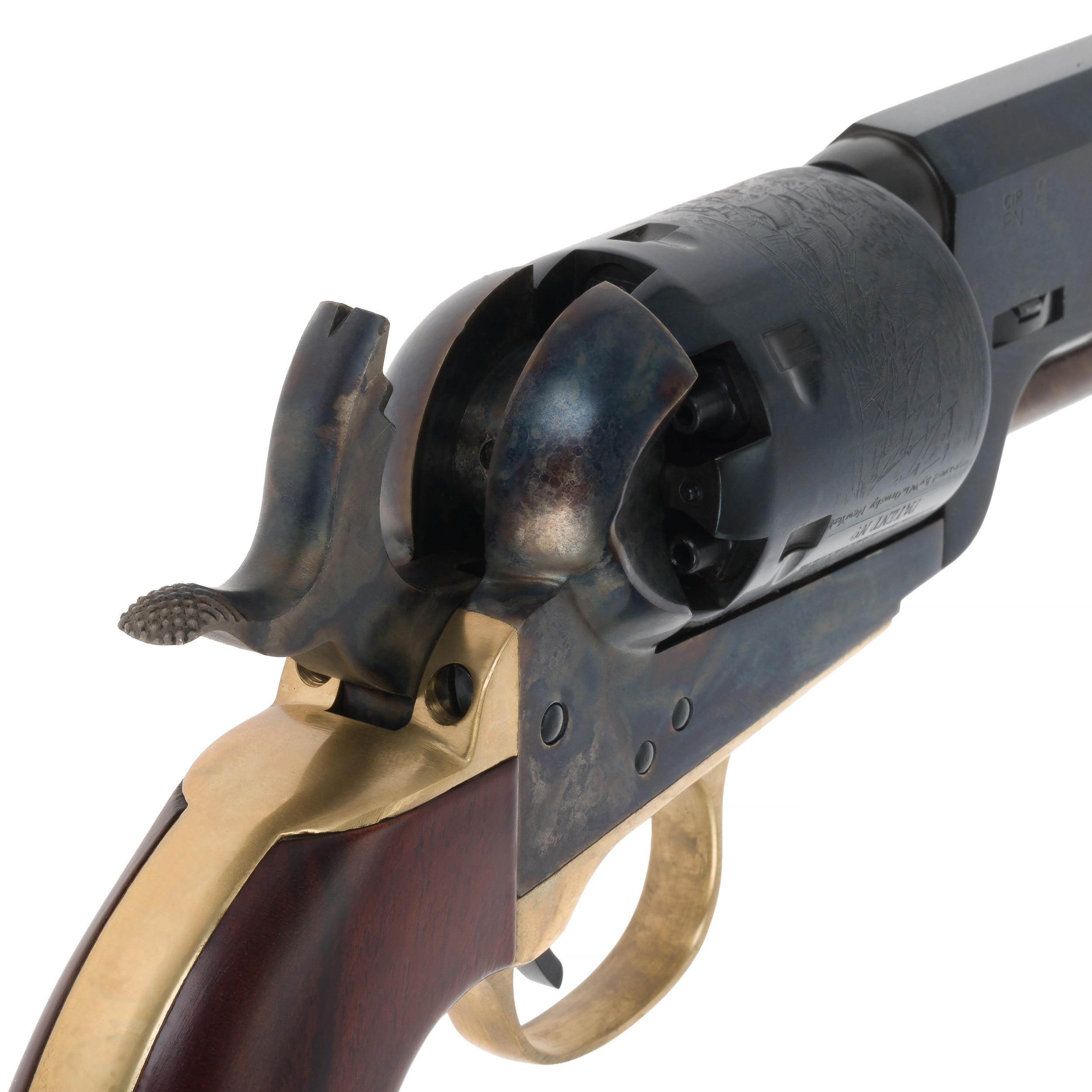 Rewolwer czarnoprochowy Uberti 1851 Colt Navy Leech Rigdon .36 - Black