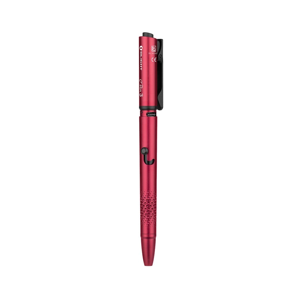 Ліхтарик-ручка Olight O'Pen 3 Wine Red - 120 люменів