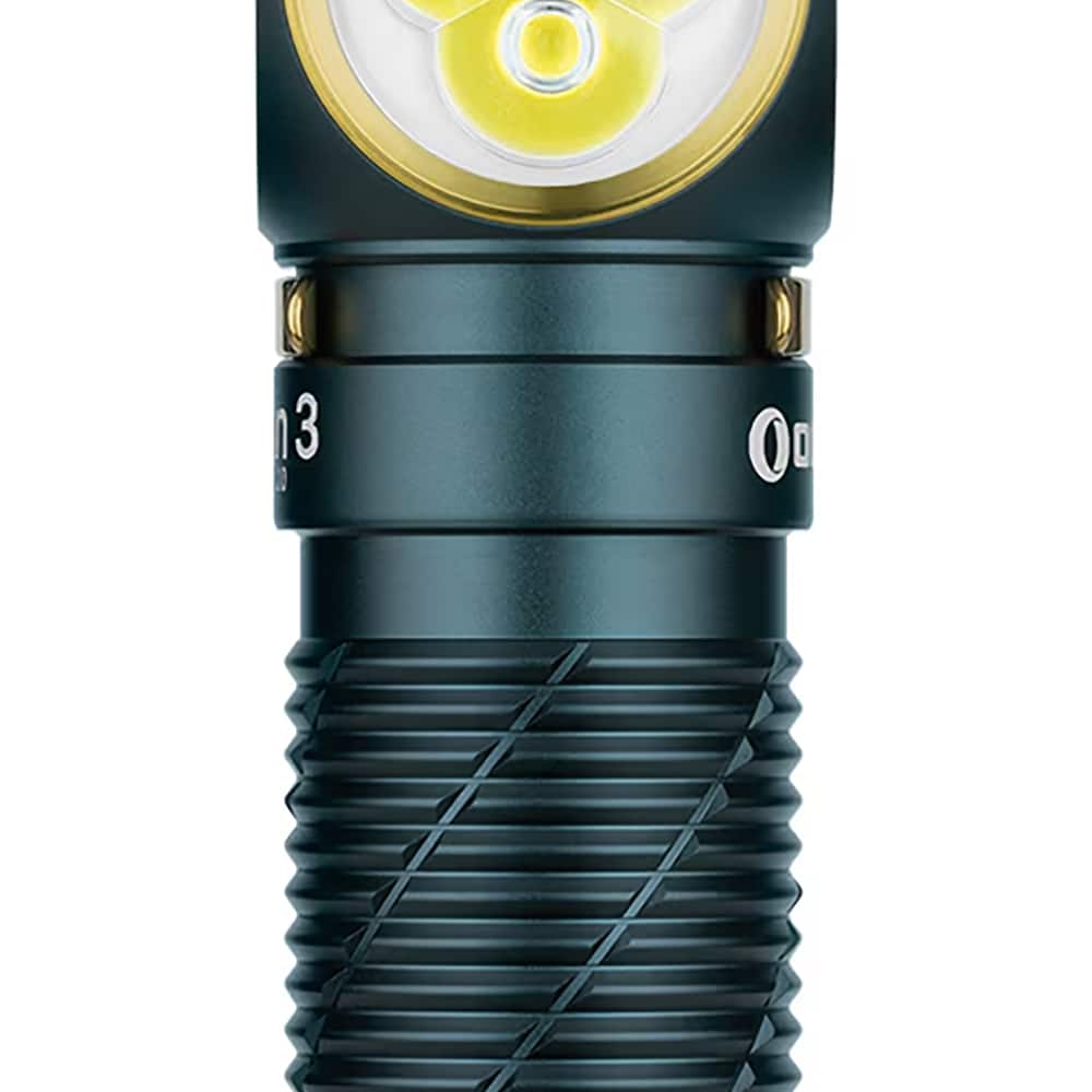 Latarka czołowa i kątowa Olight Perun 3 Dream Blue z opaską - 3000 lumenów