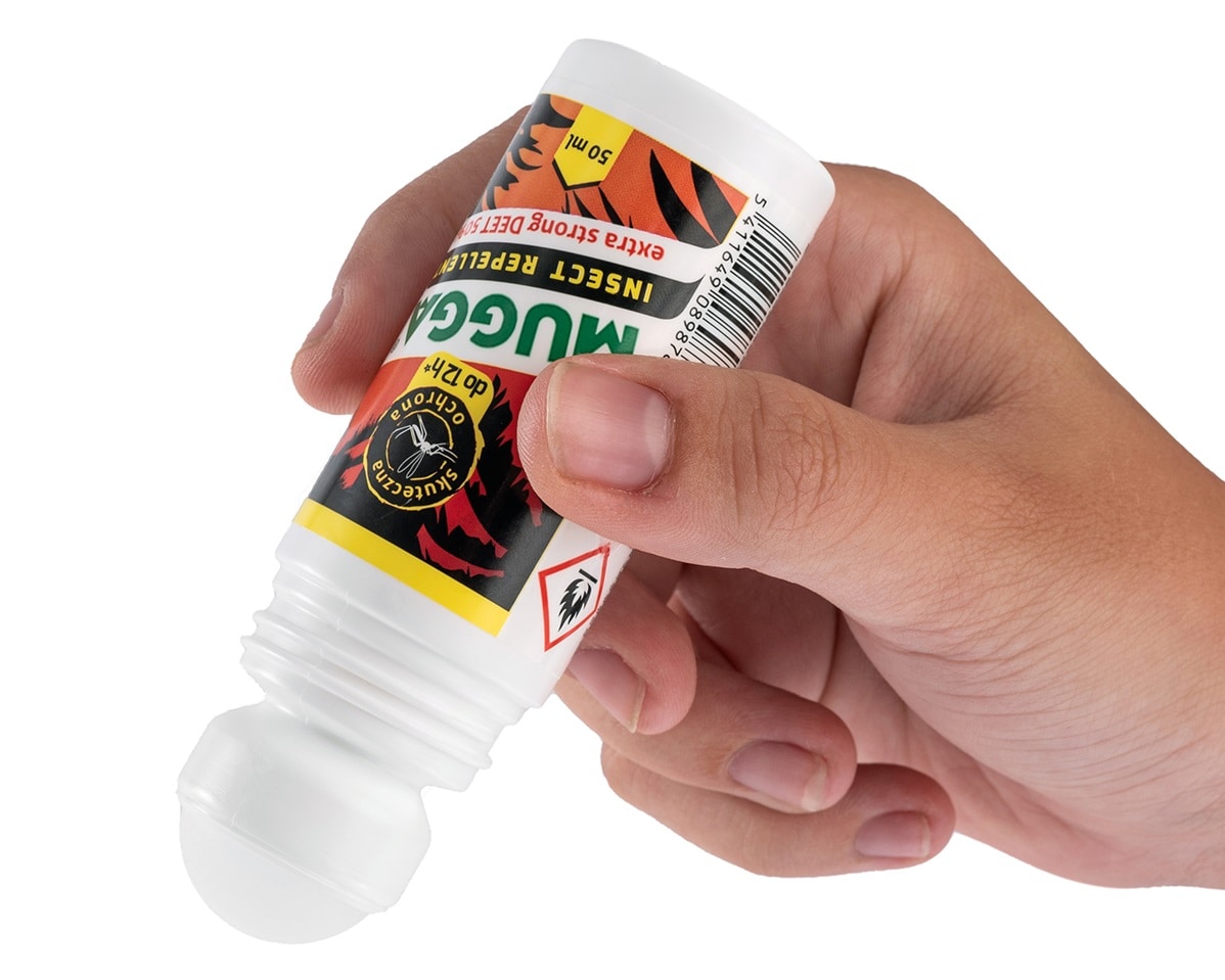 Mugga Extra Strong Insect Repellent Roll-On 50% DEET 50 ml - 2 pcs.
