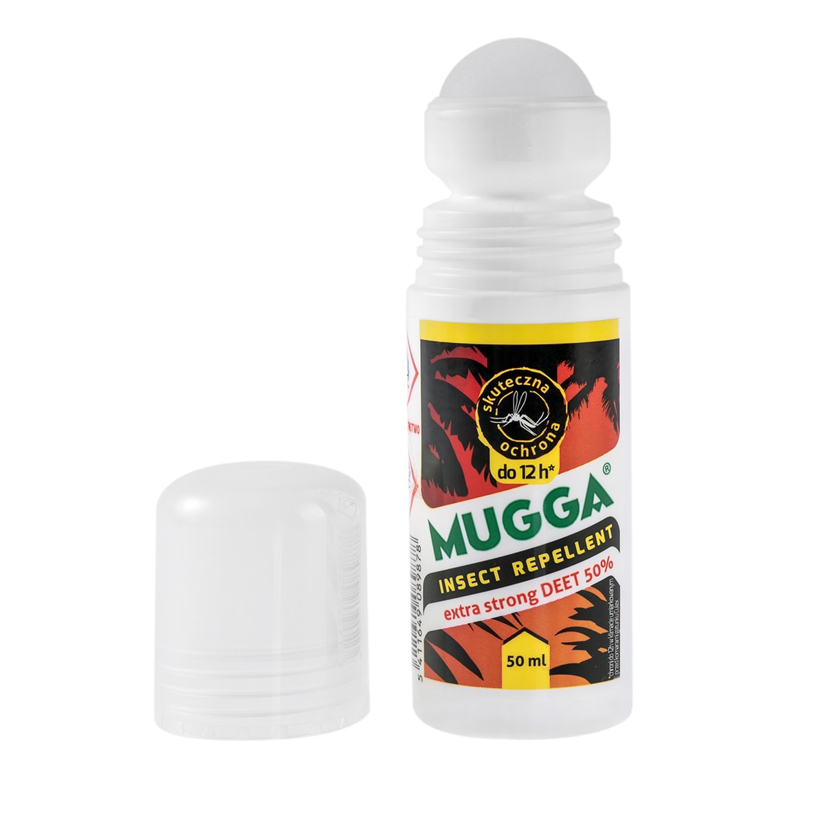 Mugga Extra Strong Insect Repellent Roll-On 50% DEET 50 ml - 2 pcs.
