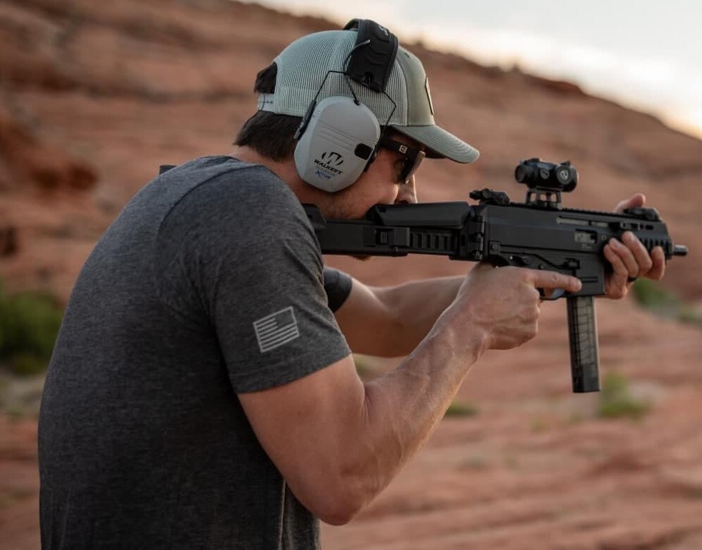 Ochronniki słuchu aktywne Walker's Razor Digital X-TRM Bluetooth - Grey