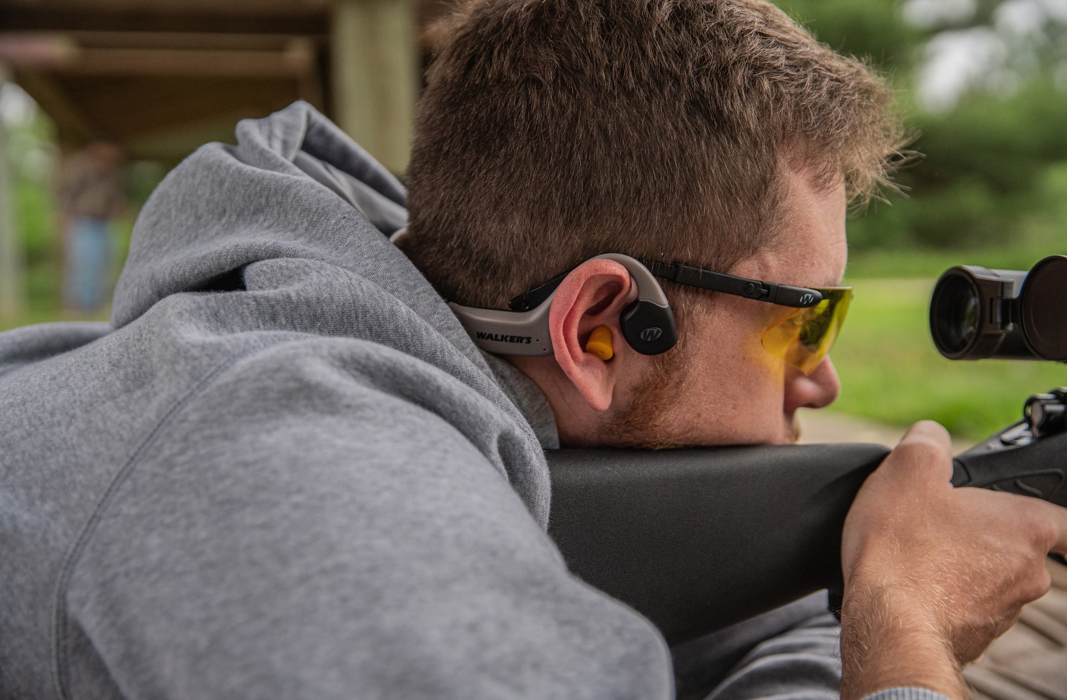 Активні навушники Walker's Raptor Bone Conduction Earbuds - Tan