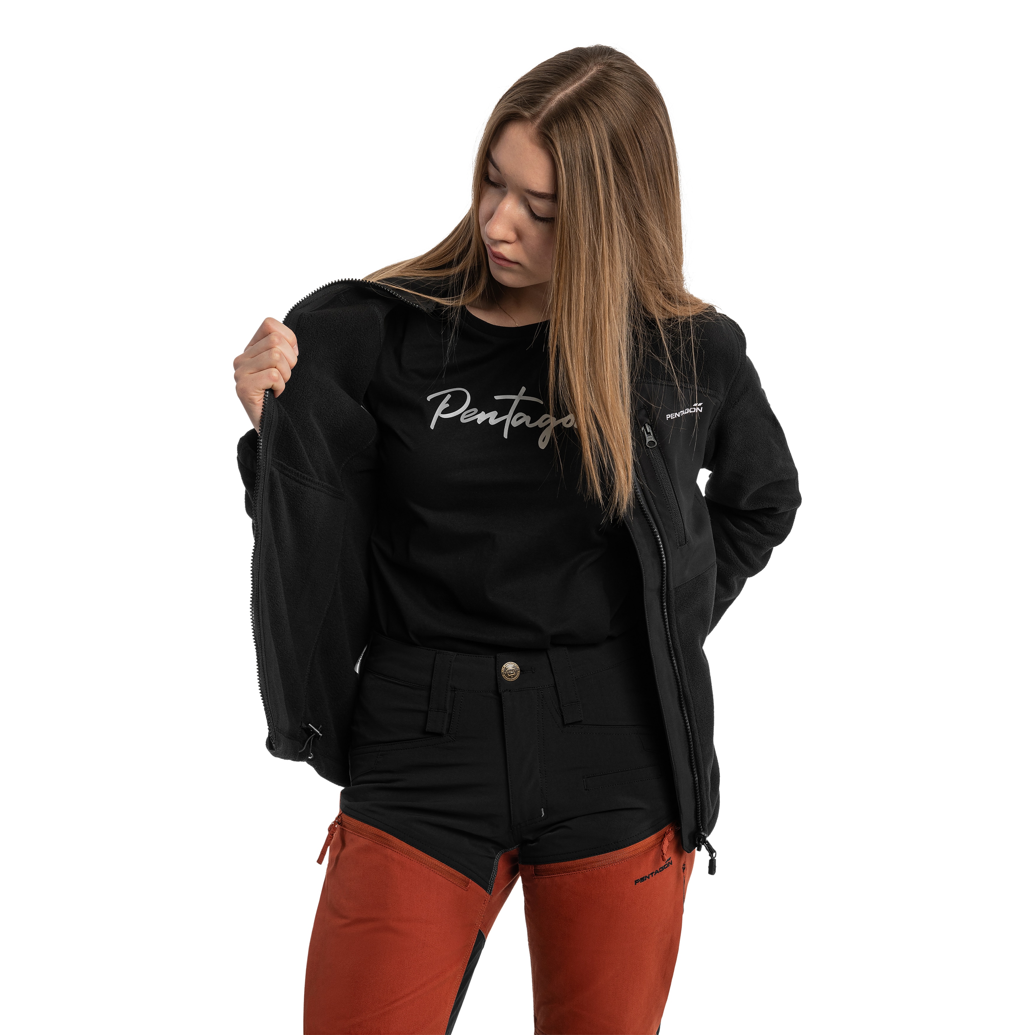 Жіноча флісова кофта Pentagon Athos 2.0 - Black