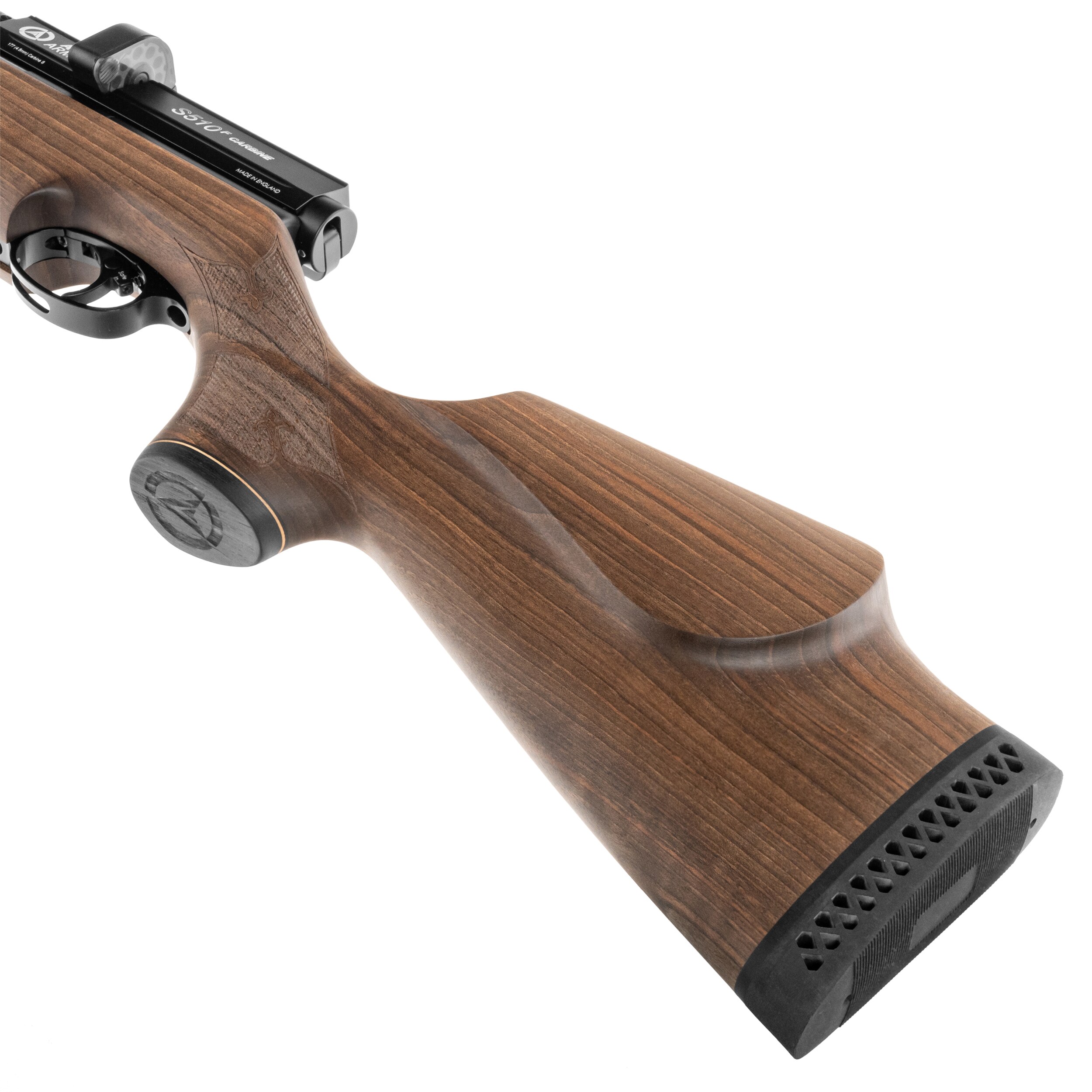 Wiatrówka Air Arms S510 STD Carbine 4,5 mm - wersja dla praworęcznych - Orzech Włoski