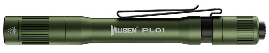 Latarka Wuben PL01 Black 650 lumenów - Army Green