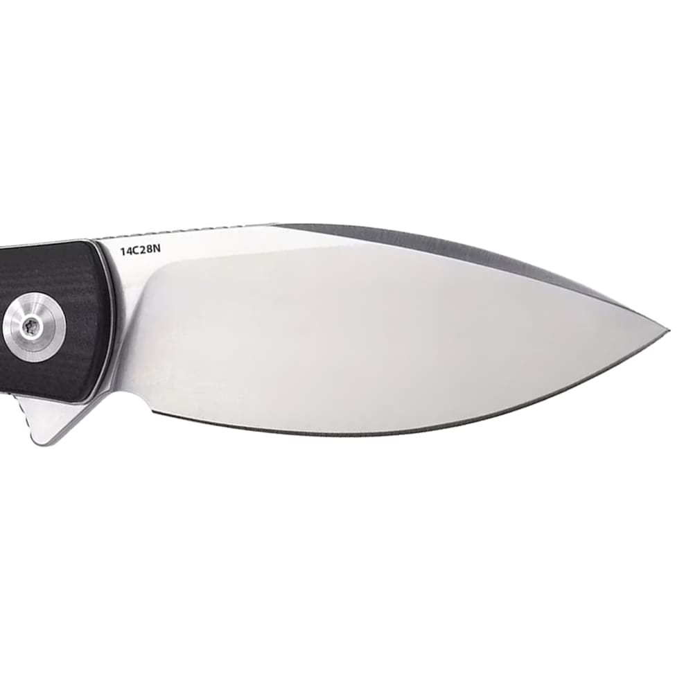 Складаний ніж Trollsky Knives Mandu XL 14C28N - Satin/Black G10