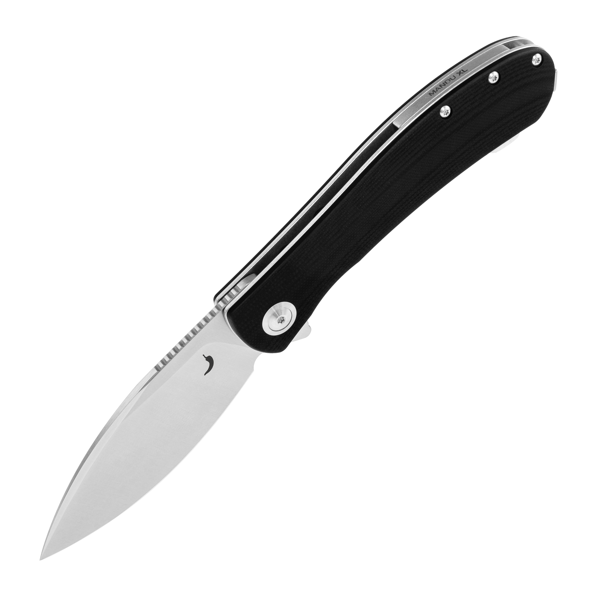 Складаний ніж Trollsky Knives Mandu XL 14C28N - Satin/Black G10