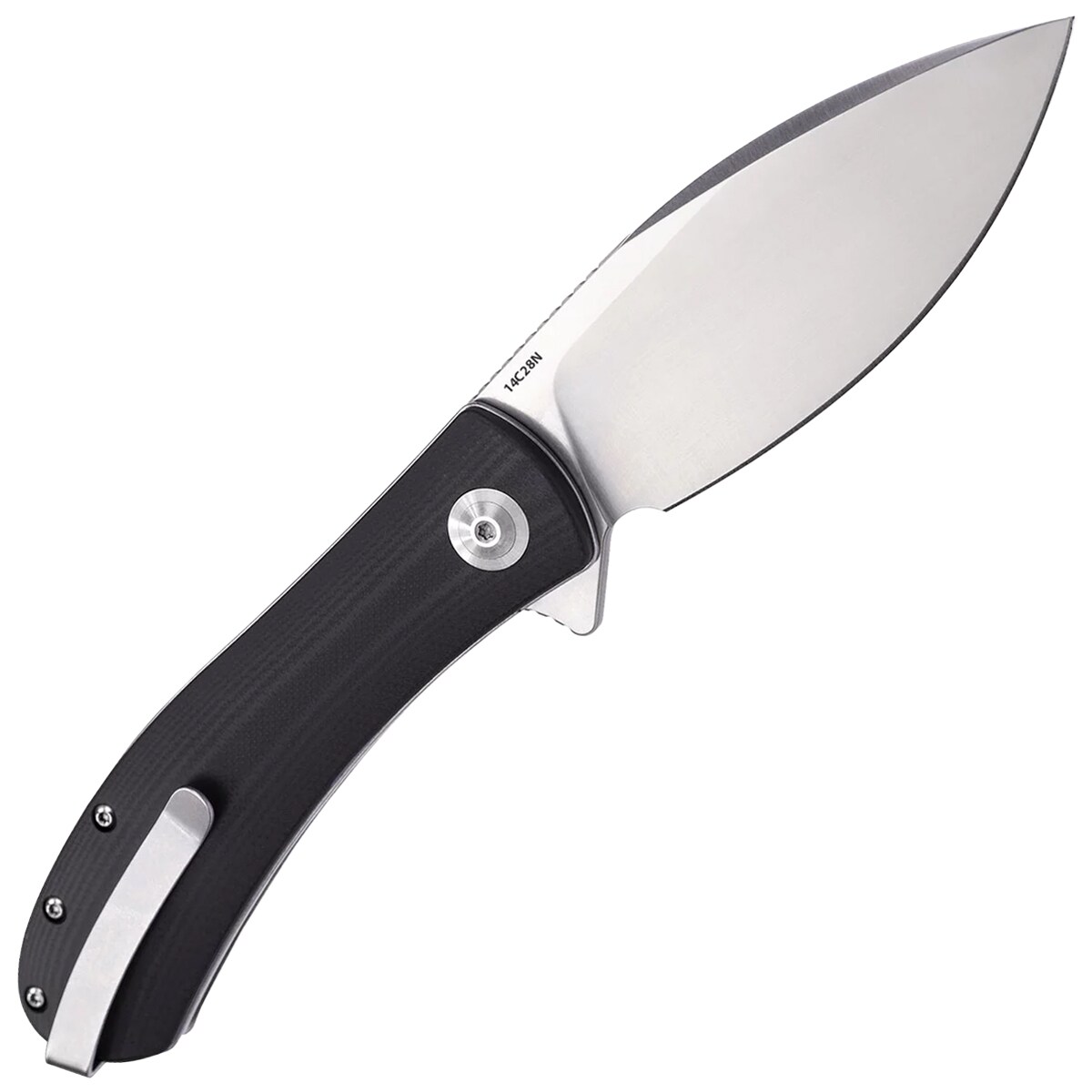 Nóż składany Trollsky Knives Mandu XL - Satin/Black G10