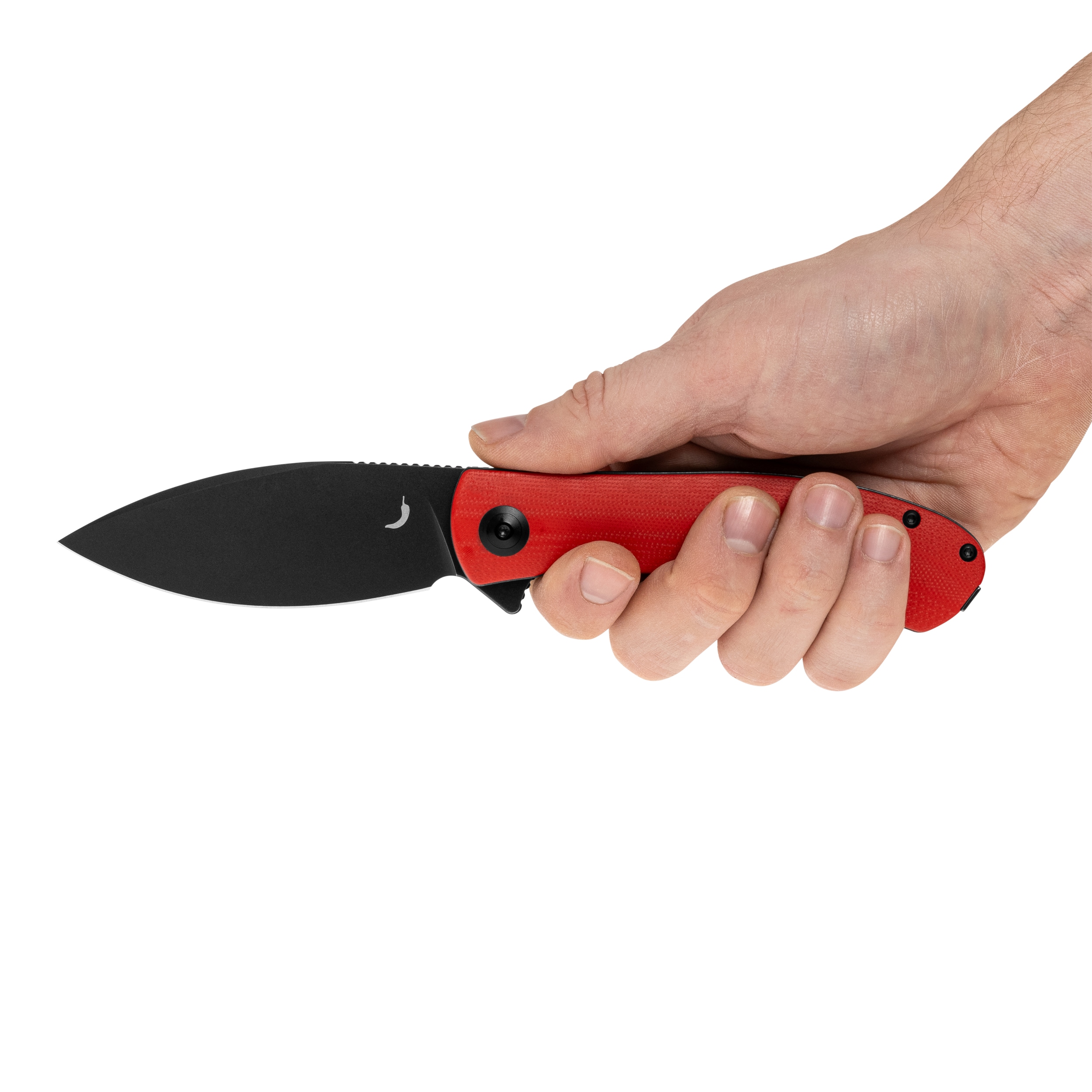 Nóż składany Trollsky Knives Mandu XL 14C28N - Black/Red G10