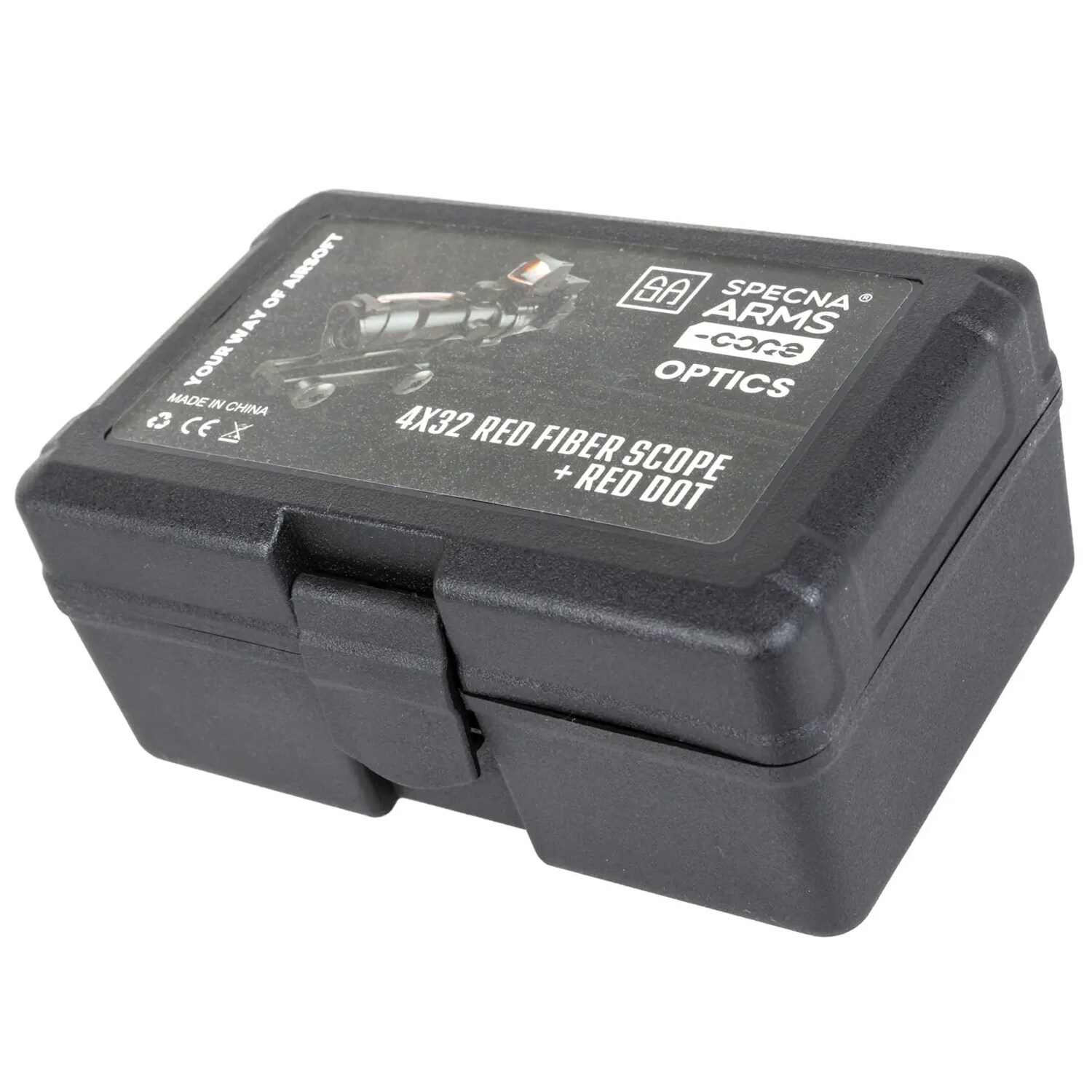 Luneta celownicza Specna Arms CORE RedFiber 4×32 z kolimatorem Sharp