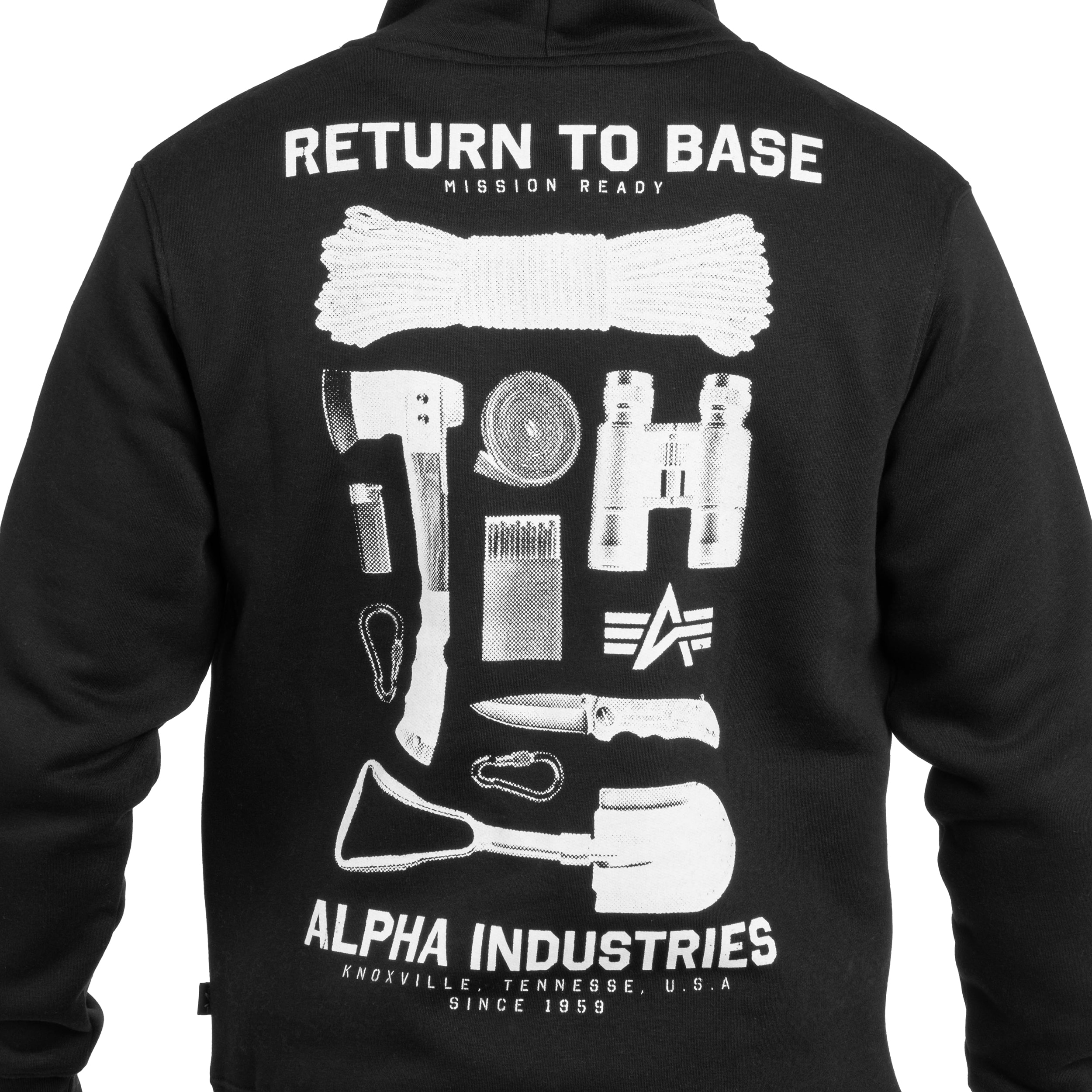 Bluza Alpha Industries Return To Base - Black