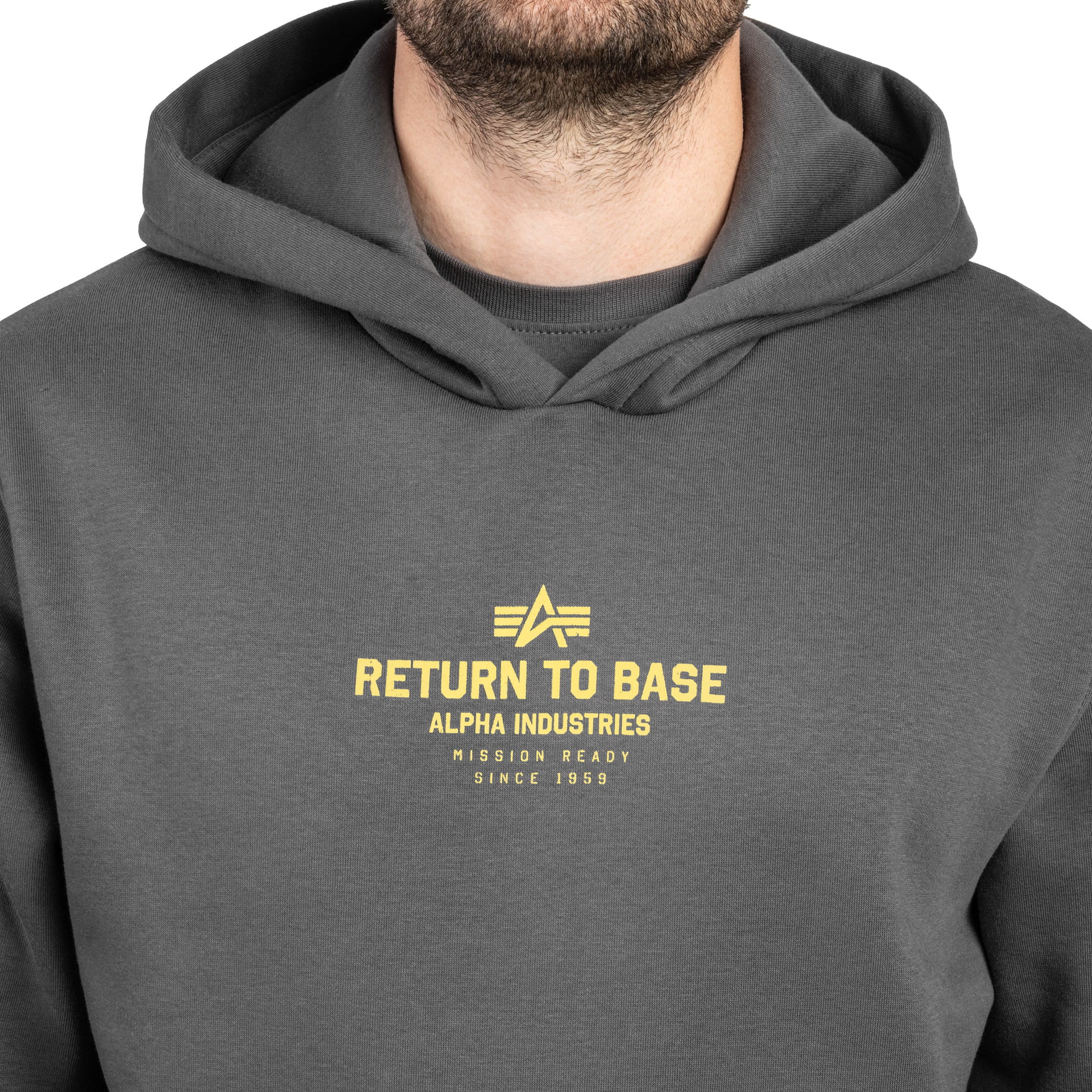Bluza Alpha Industries Return To Base - Vintage Grey