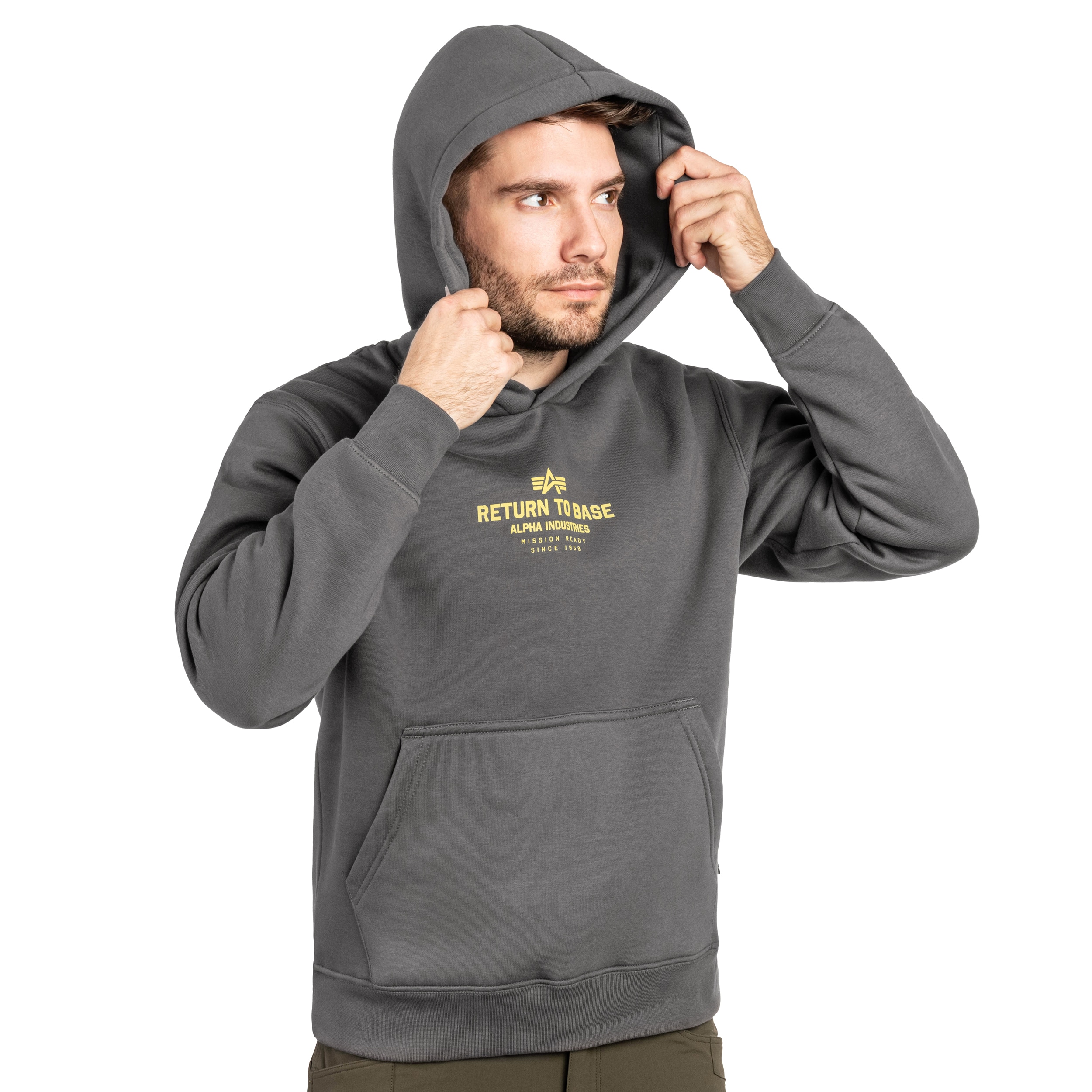 Bluza Alpha Industries Return To Base - Vintage Grey