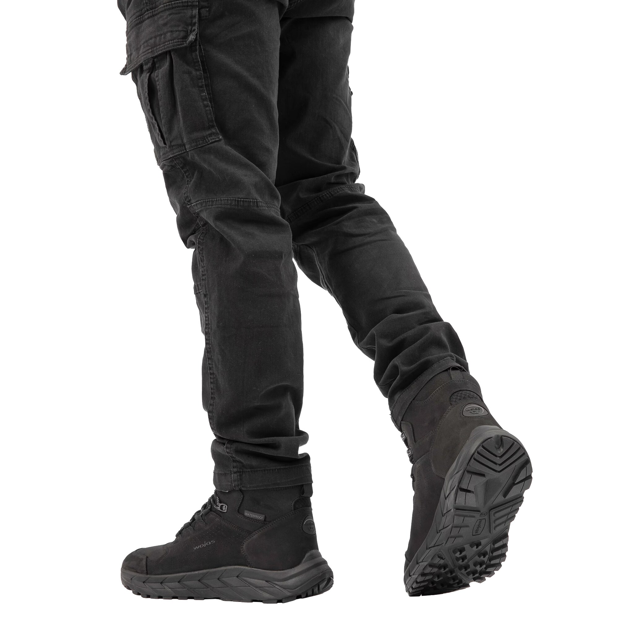 Buty Wojas Trekkingowe Waterproof - Czarne