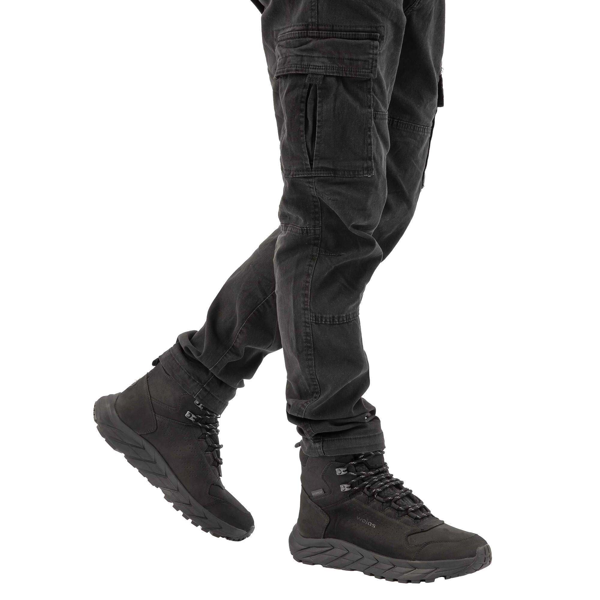 Buty Wojas Trekkingowe Waterproof - Czarne
