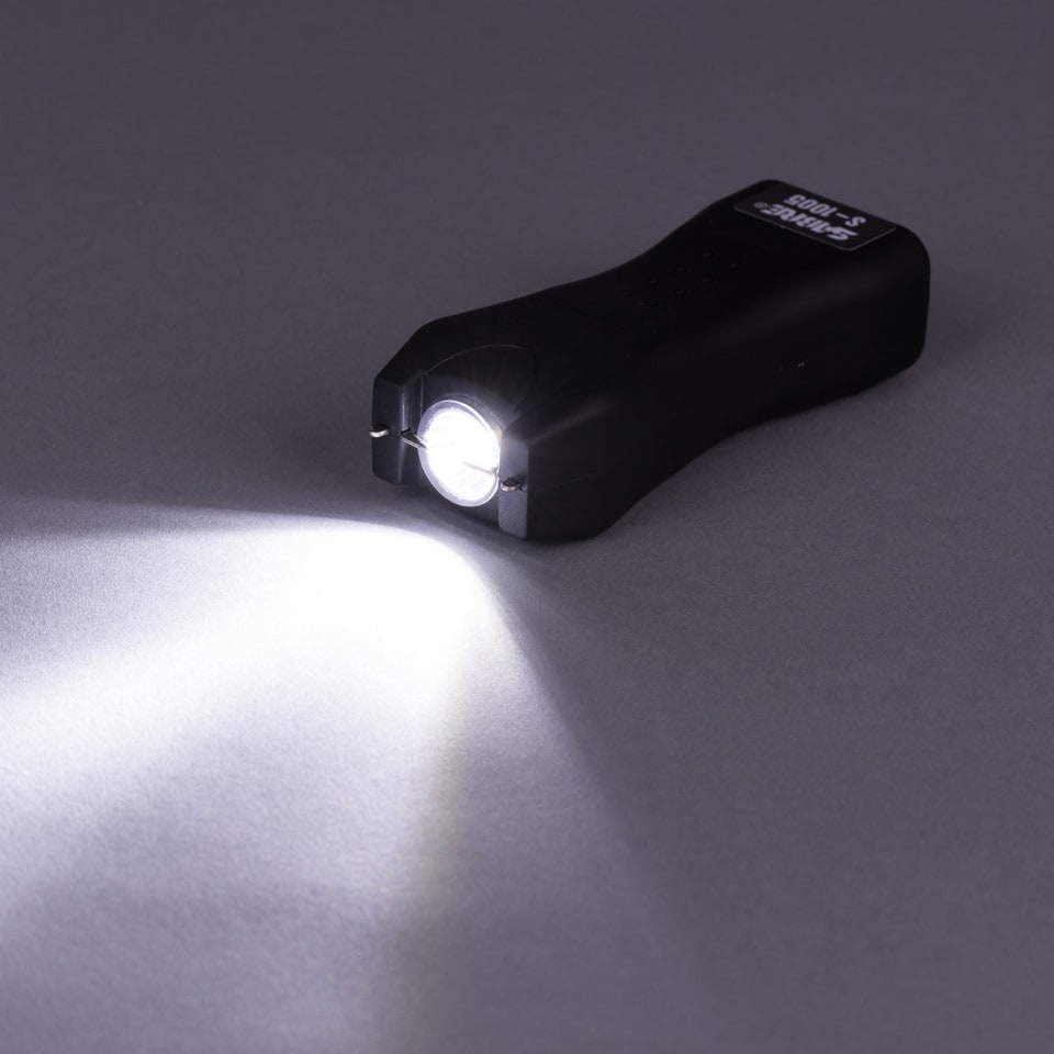 Paralizator Sabre Mini Stun Gun z latarką LED 120 lumenów
