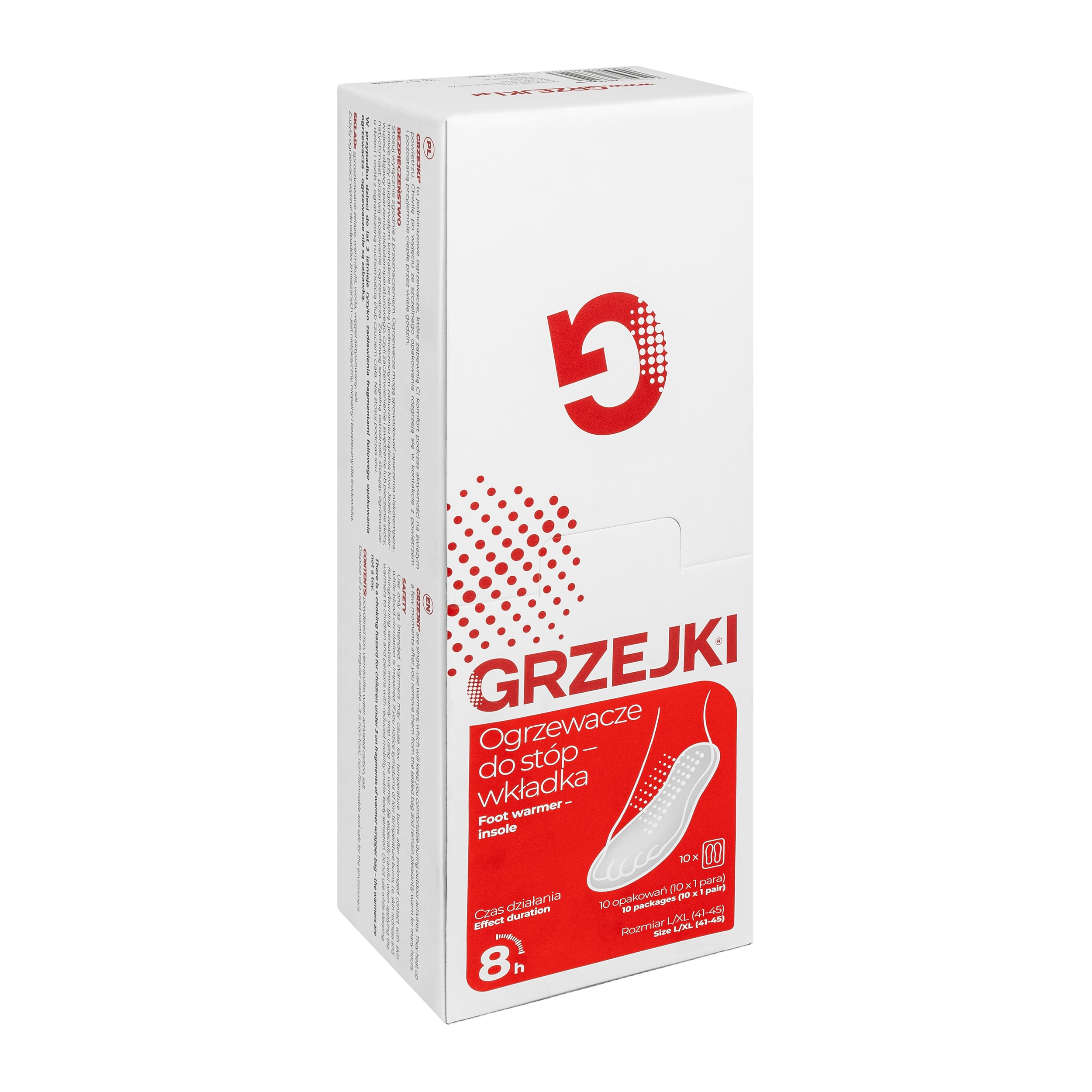 Ogrzewacz chemiczny Grzejki wkładki do butów L/XL - 10 par