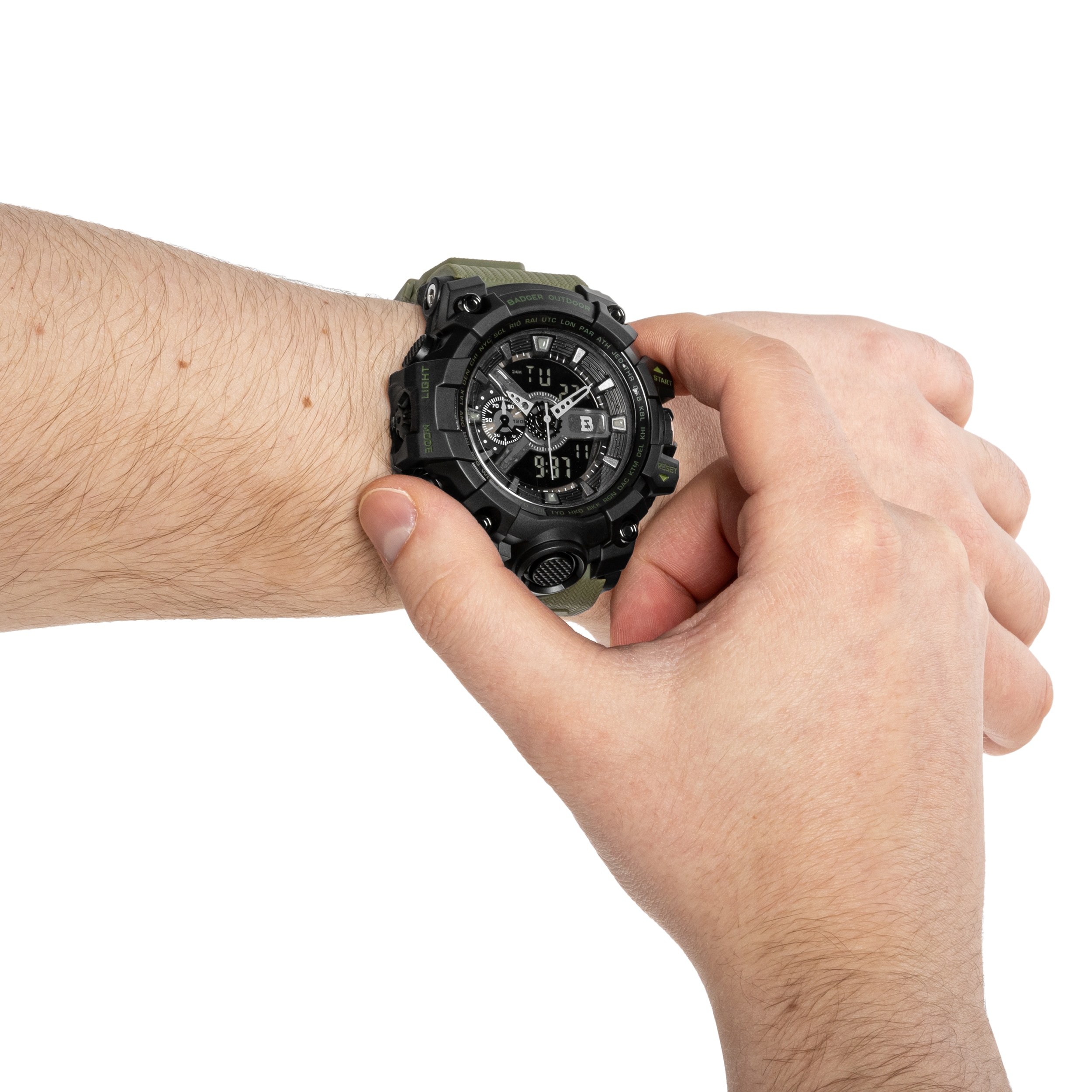 Годинник Badger Outdoor Sentry - Army Green/Black