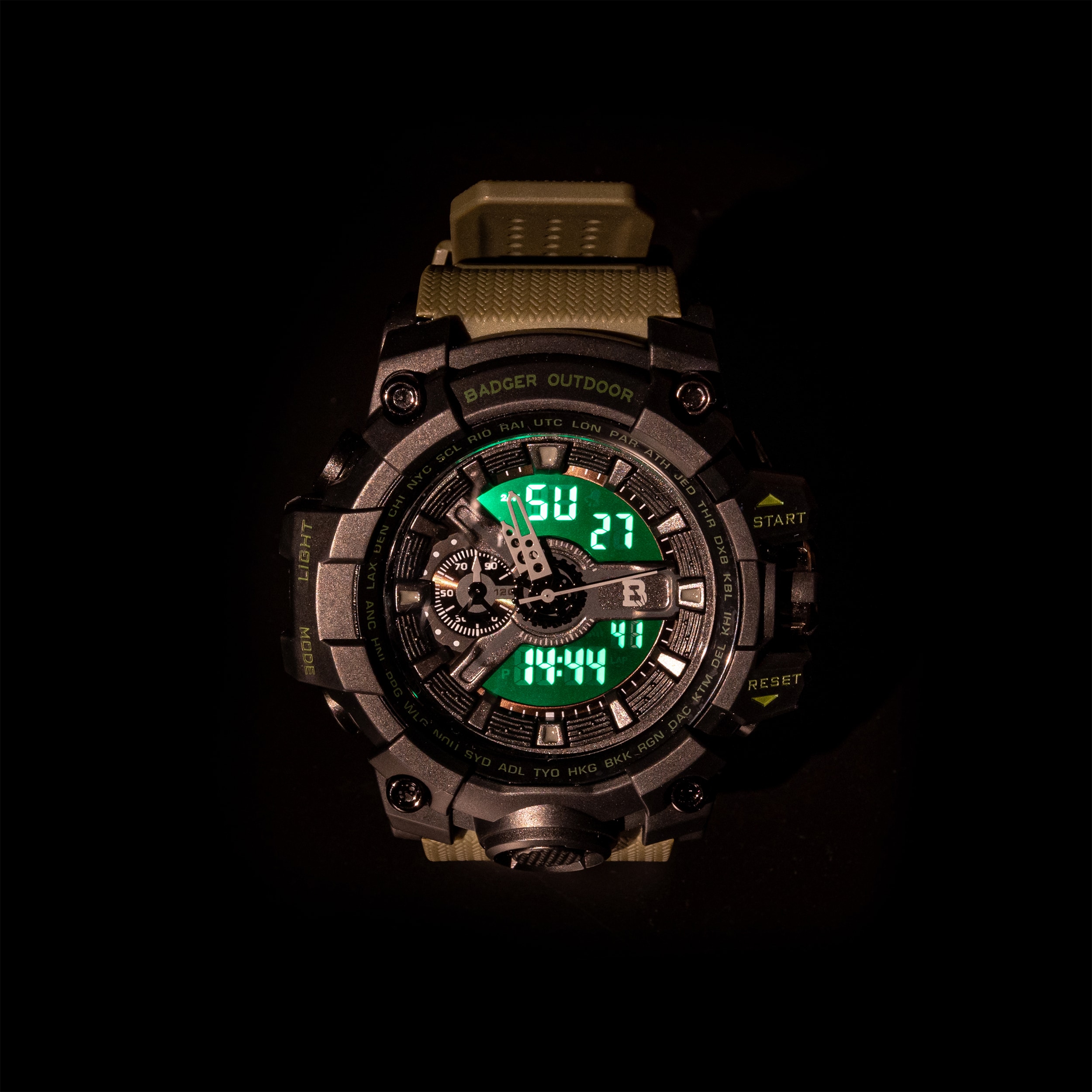 Годинник Badger Outdoor Sentry - Army Green/Black