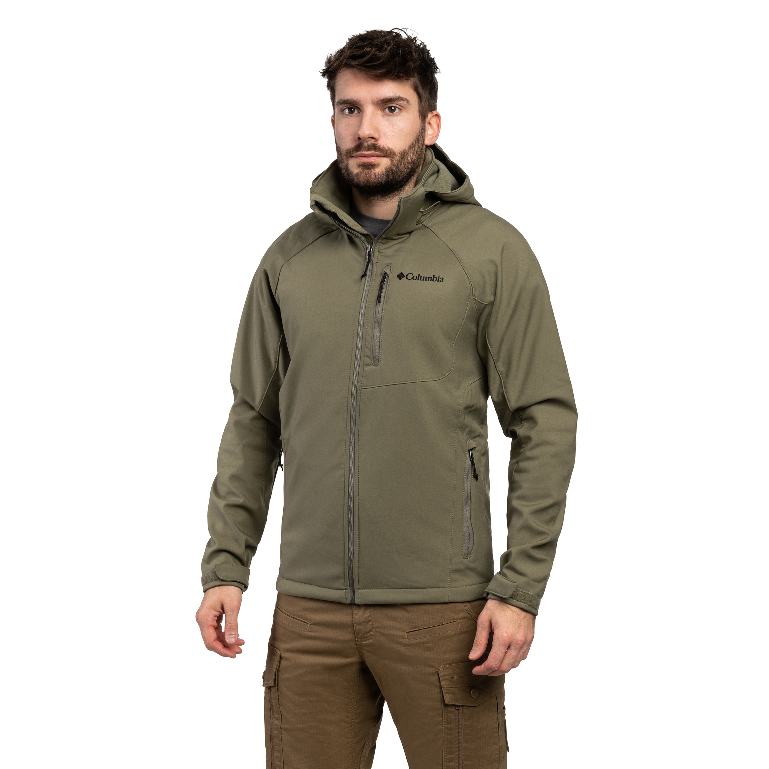 Kurtka Columbia Cascade Ridge III Softshell - Stone Green