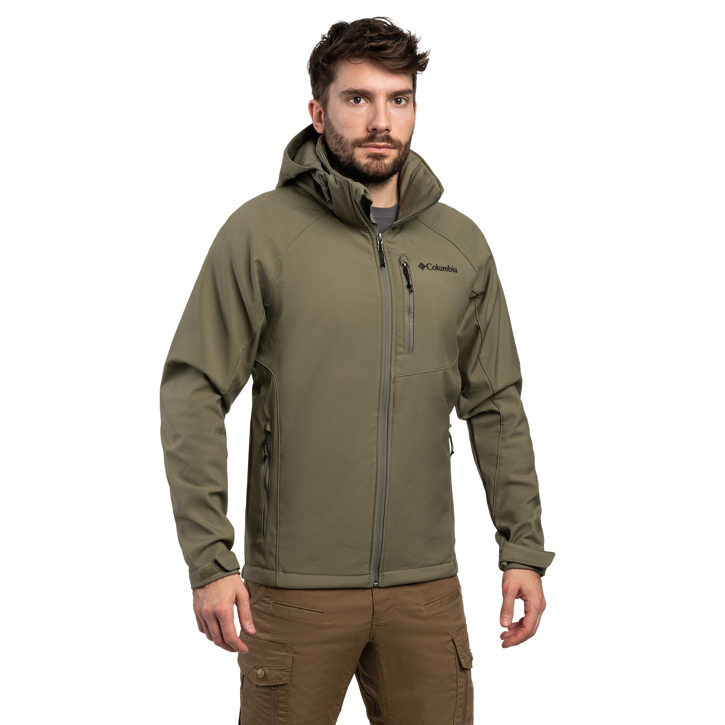 Kurtka Columbia Cascade Ridge III Softshell - Stone Green