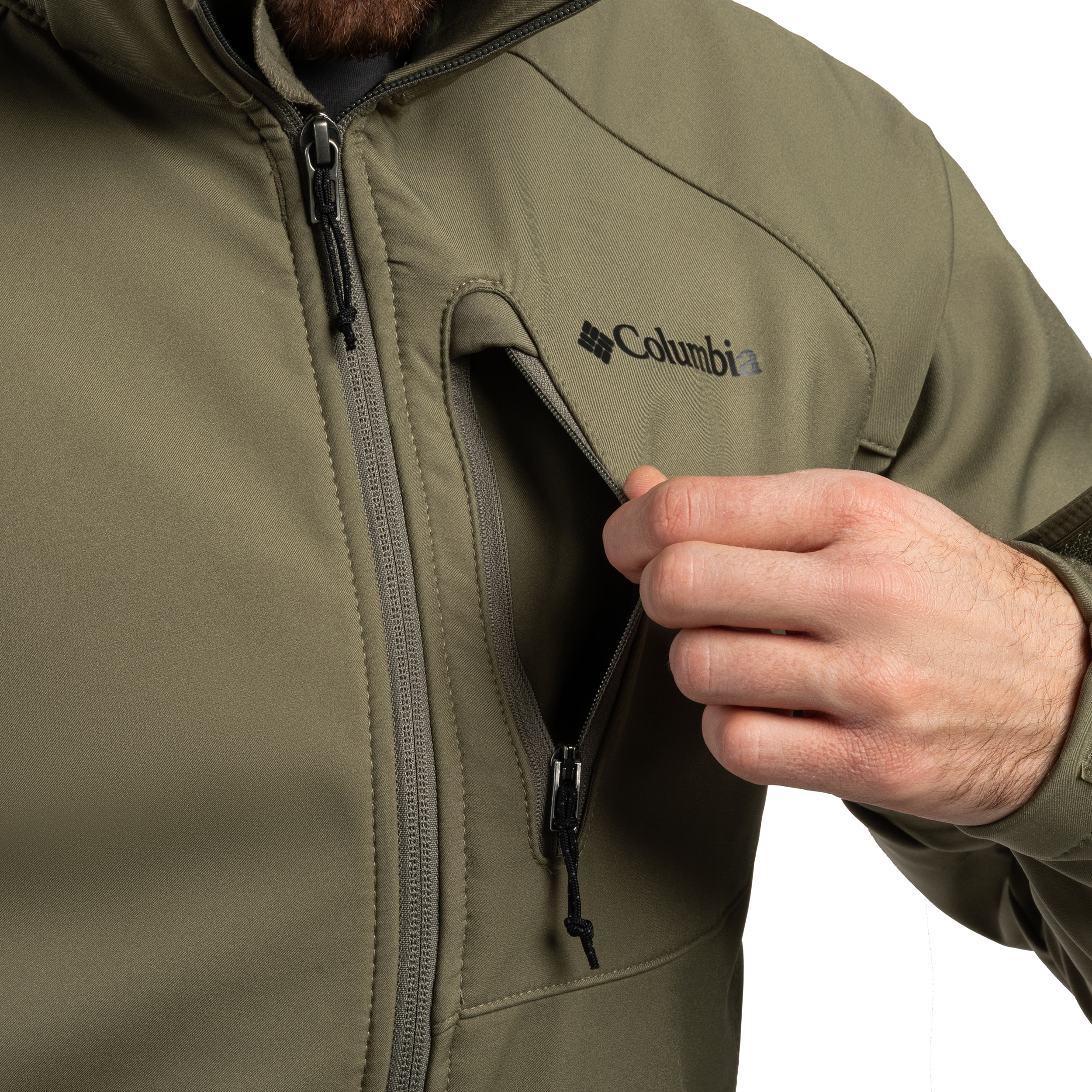 Kurtka Columbia Cascade Ridge III Softshell - Stone Green