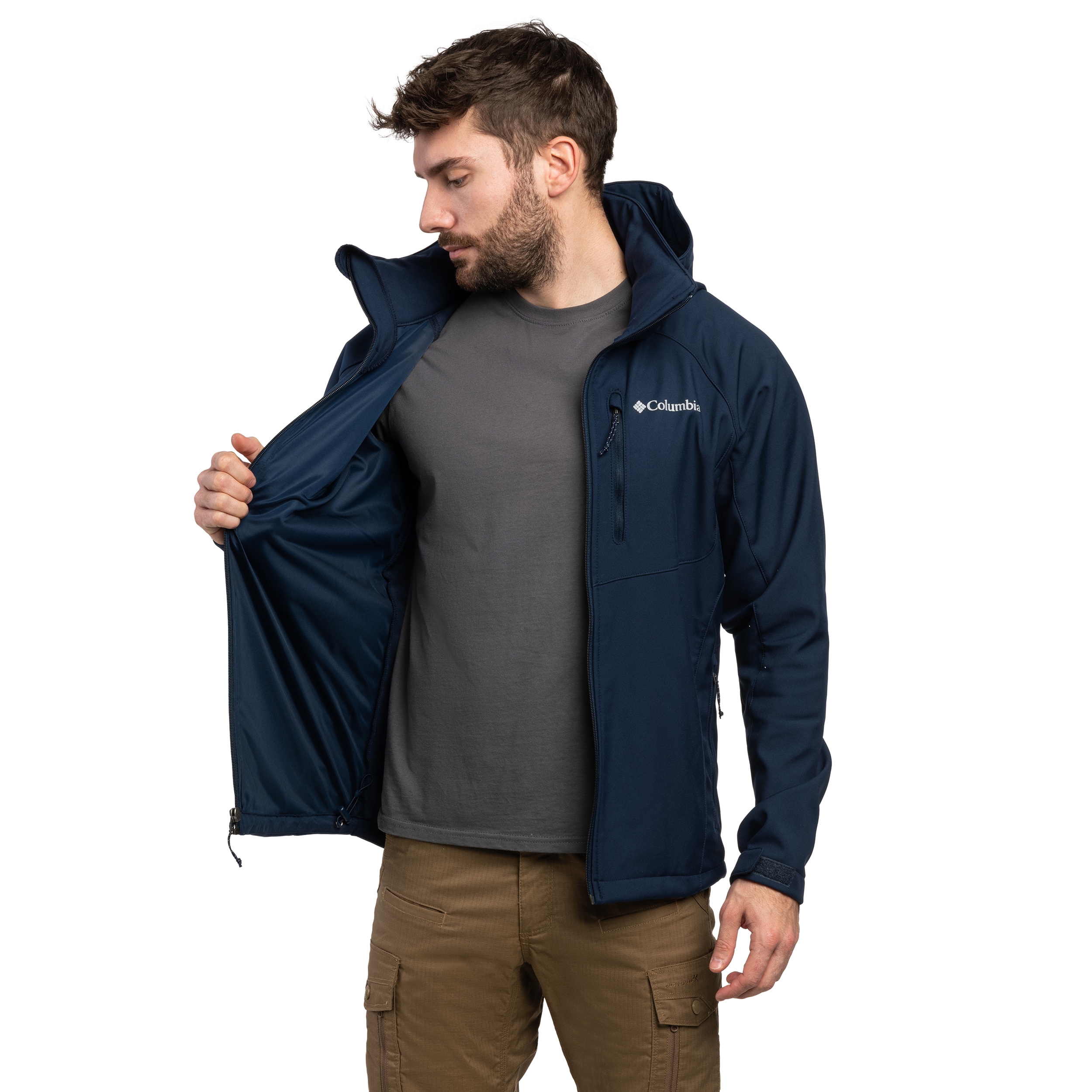 Kurtka Columbia Cascade Ridge III Softshell - Collegiate Navy