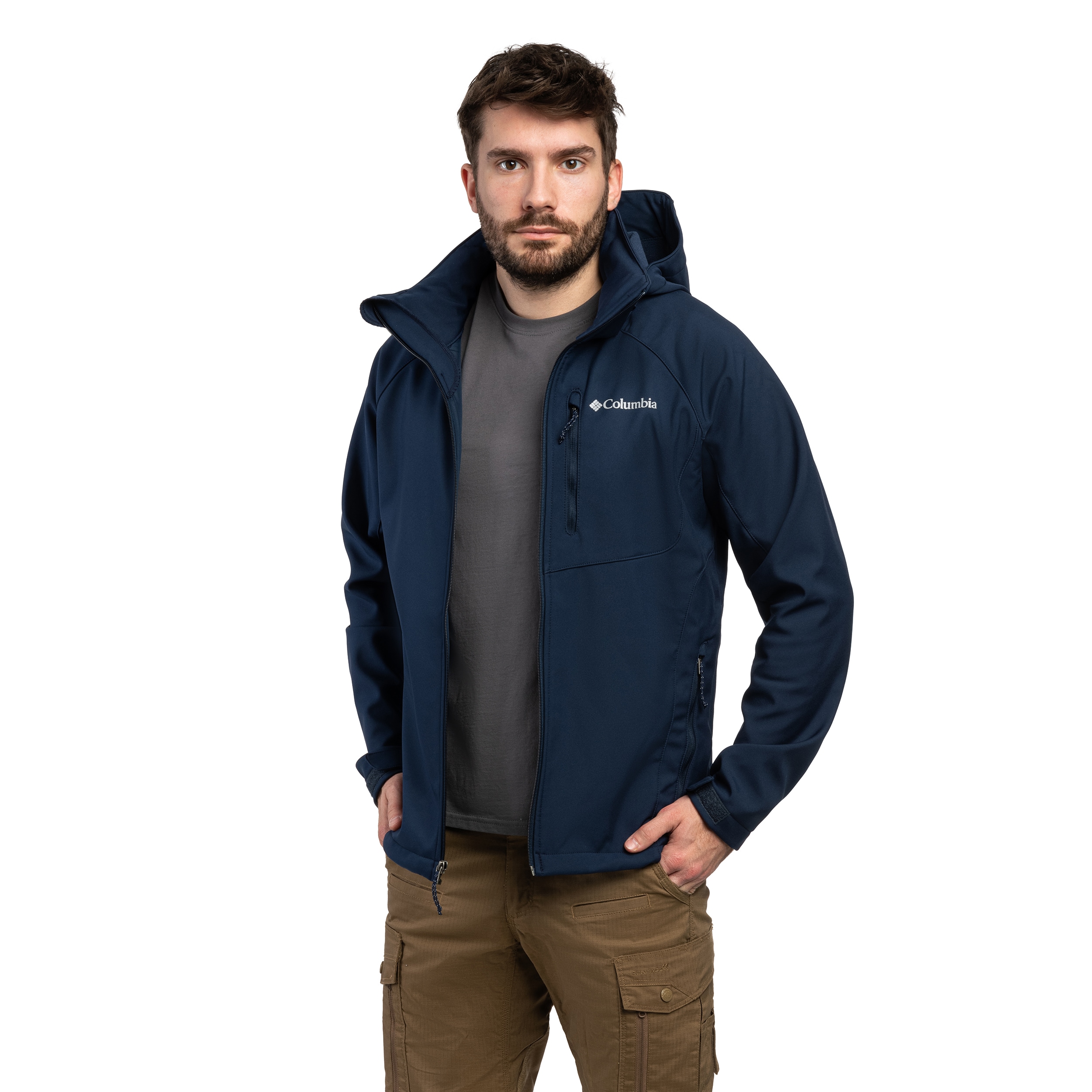 Kurtka Columbia Cascade Ridge III Softshell - Collegiate Navy