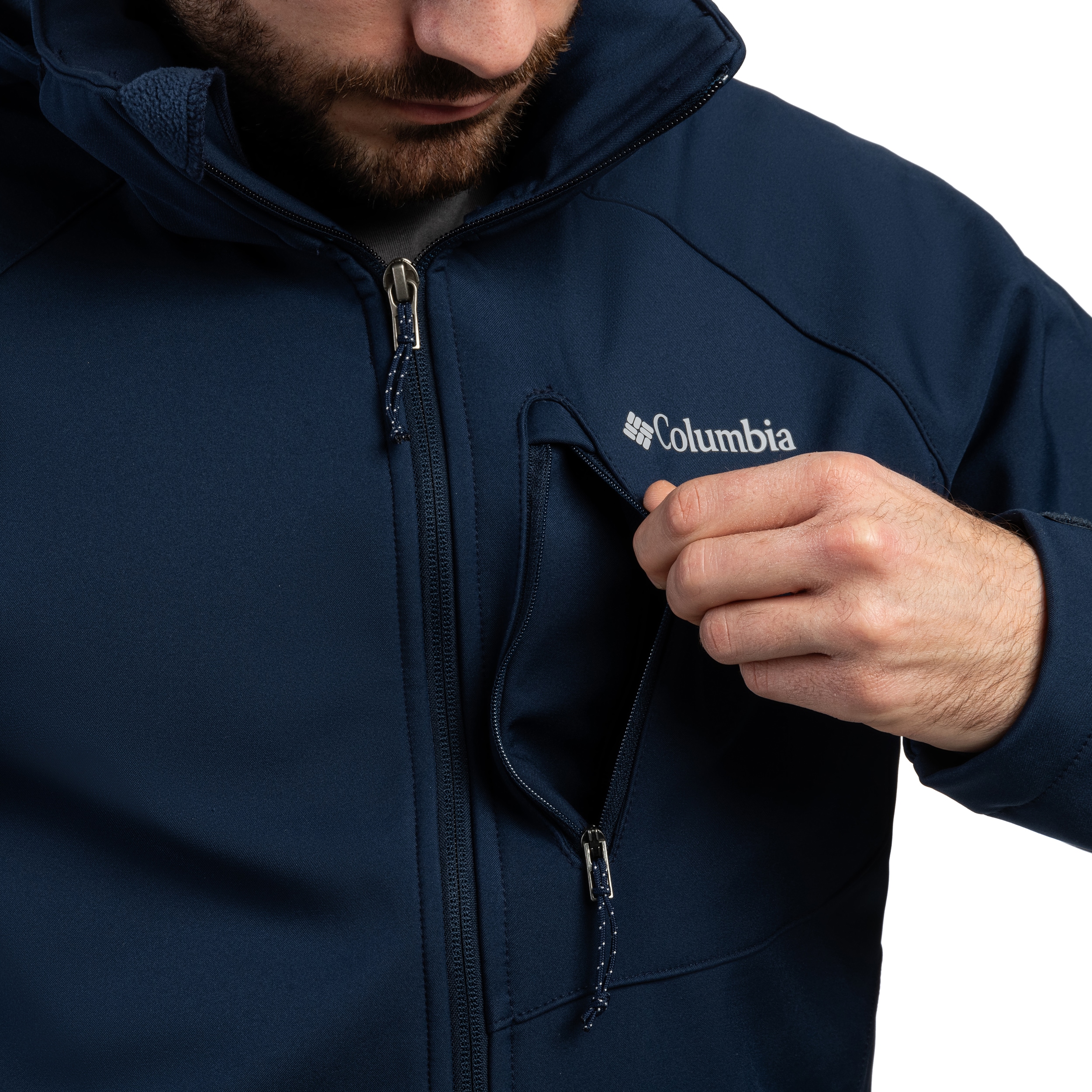 Kurtka Columbia Cascade Ridge III Softshell - Collegiate Navy