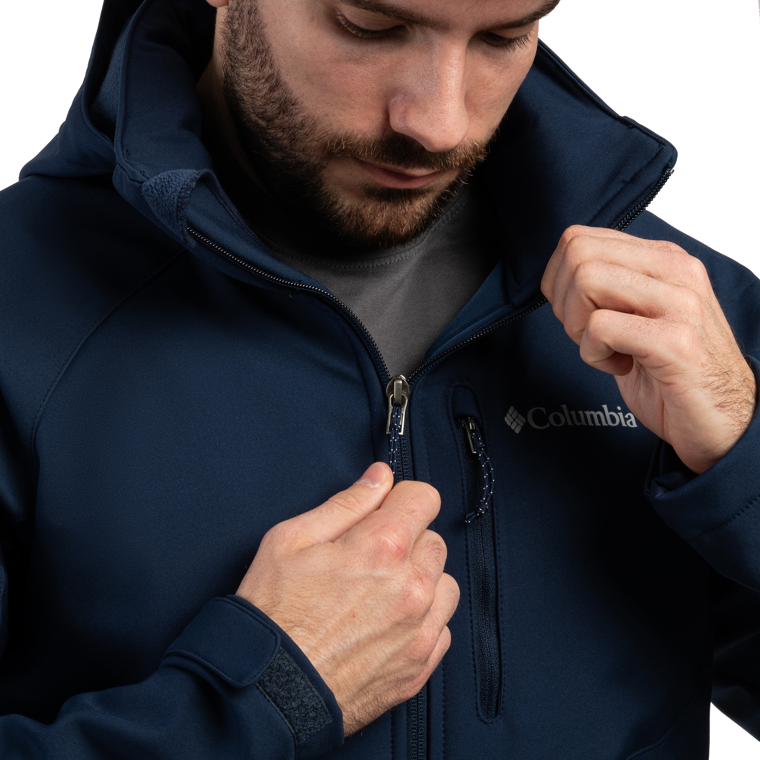 Kurtka Columbia Cascade Ridge III Softshell - Collegiate Navy